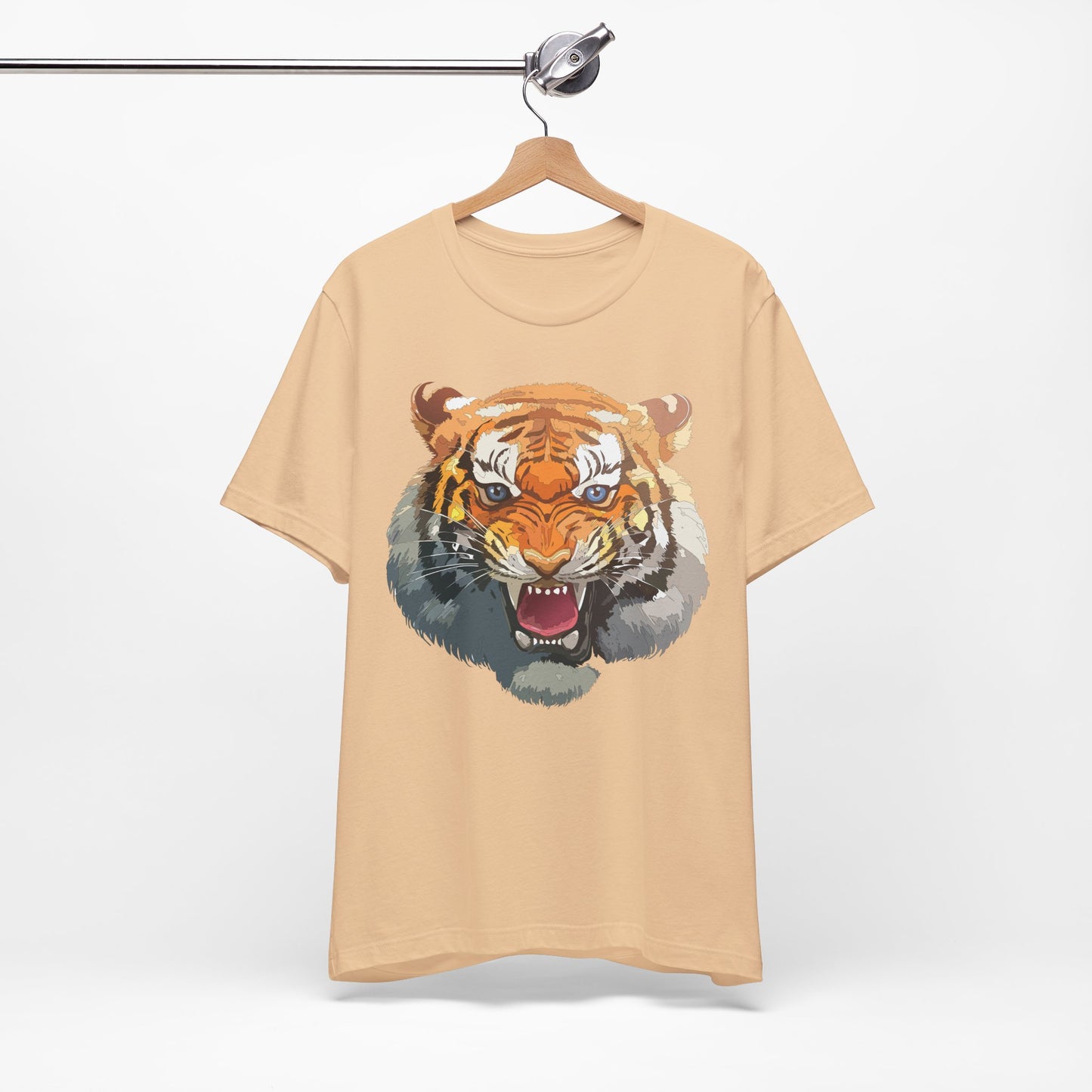 Tiger Shirt, Animal Shirt, T-Shirt with Tiger, Art Design Tee, Animal Tees, Safari T-Shirt, Graphic Design Tee 14