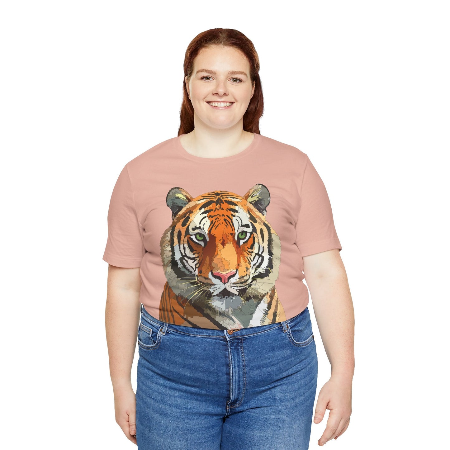 Unisex Animal Graphic Tee Shirt With Wildlife Art Design For Everyday Comfort Gildan 64000