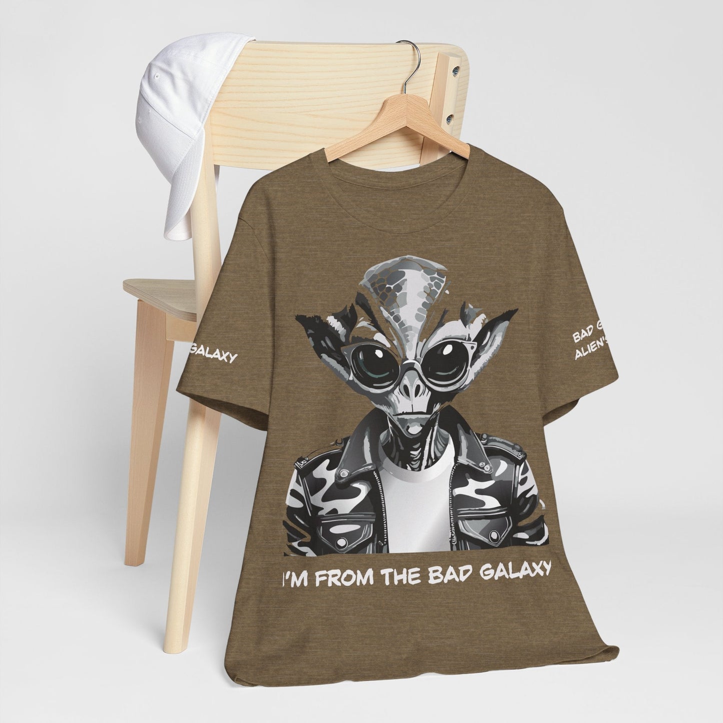 Alien T Shirt From Bad Galaxy Made To Order 100 Cotton Eco Friendly Inks Soft Comfortable
