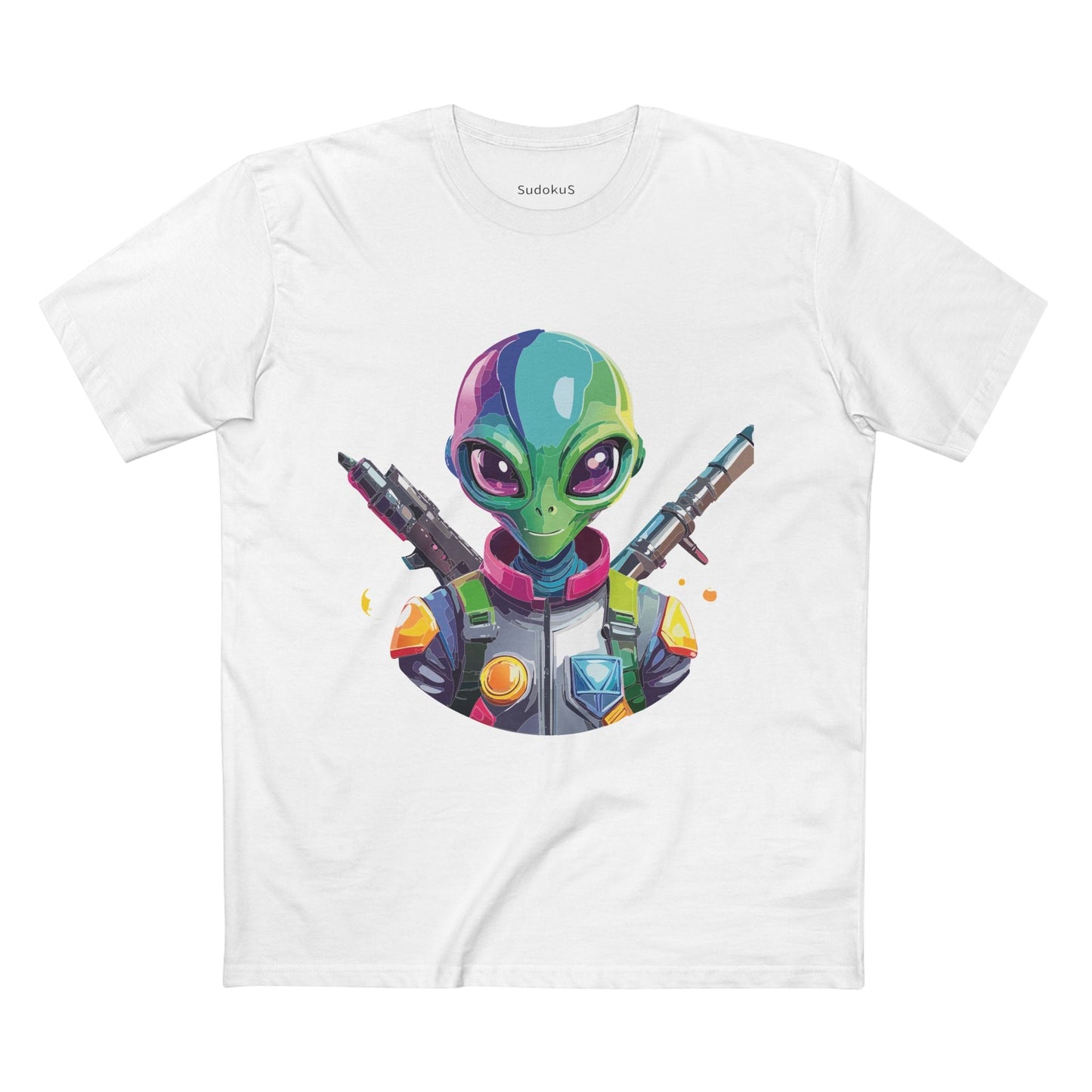 Aliens Graphic Unisex 100 Cotton Staple Tee 57