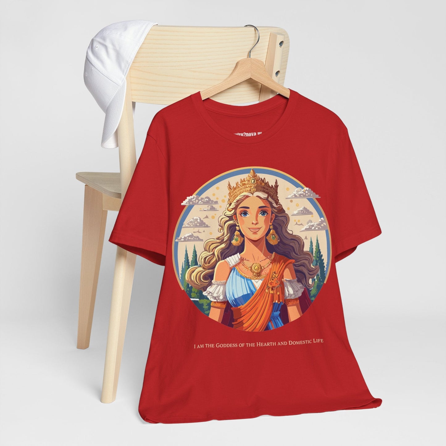 Goddess Shirt Graphic Cotton T Shirt Unisex Short Sleeve Original Art By Retro2Nova
