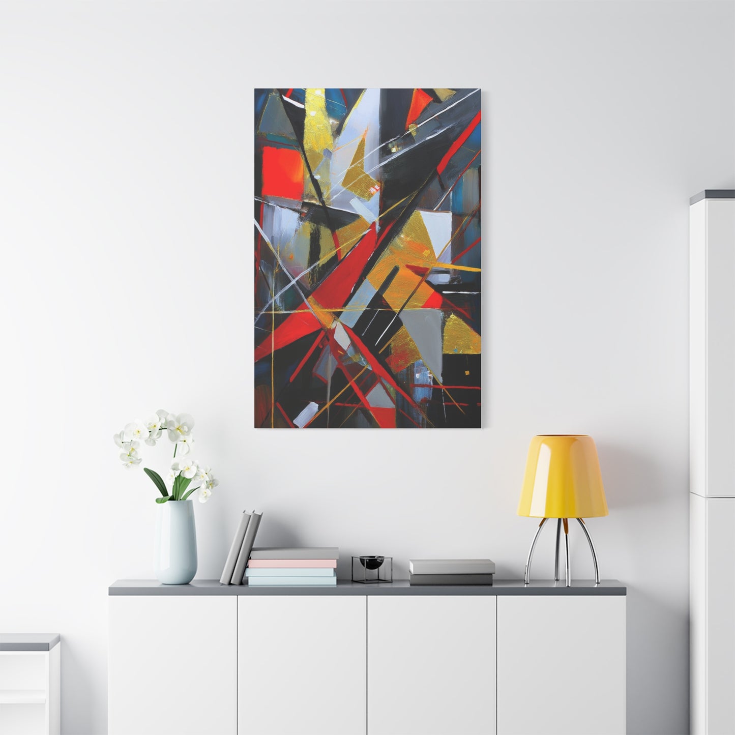 Abstract Oil Painting Print Canvas 20x24,20x30,24x30 24x32,24x36,30x40 32x48,36x48,40x60 Pine-Wood Inner Frame ABS-194