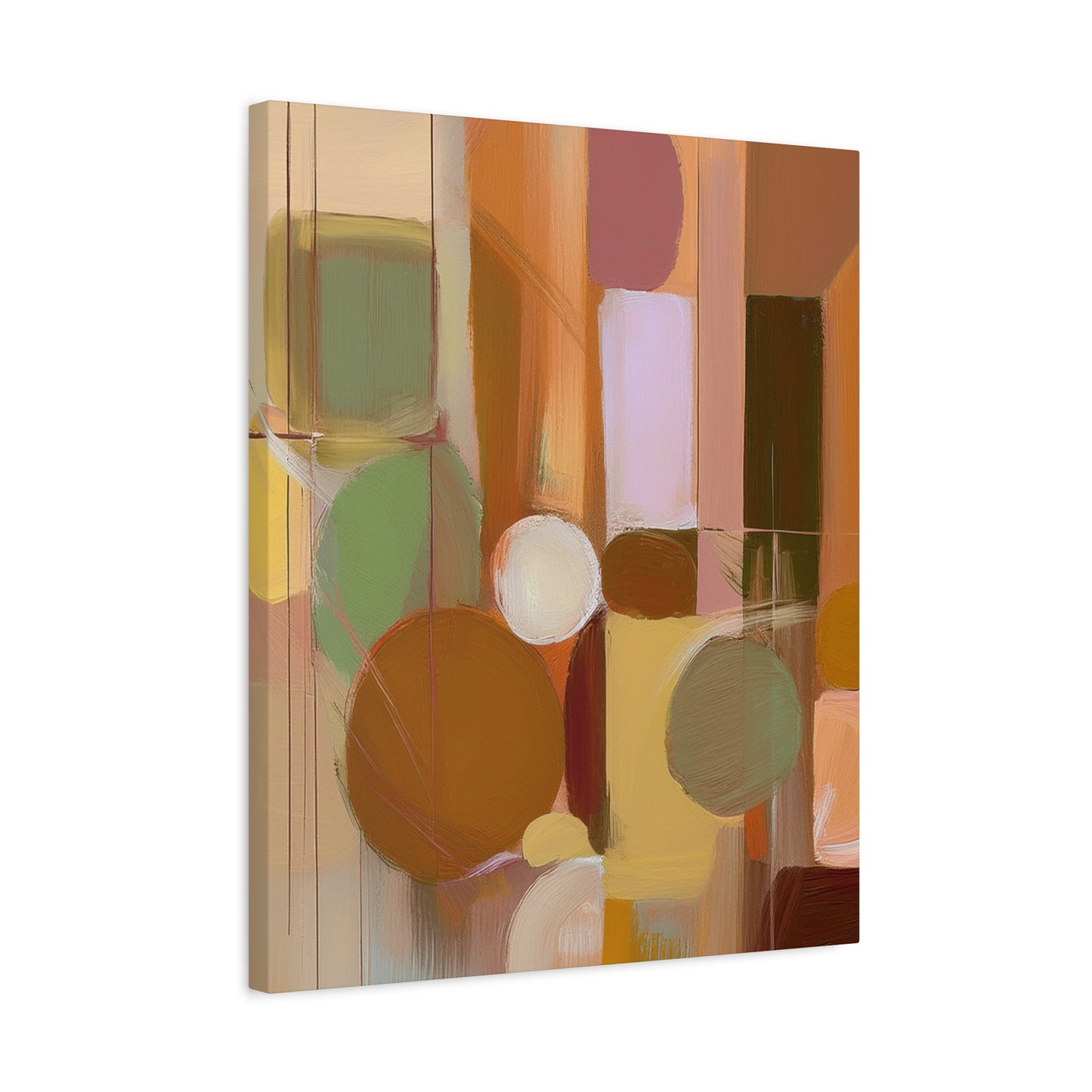 Abstract Geometric Painting Print Canvas 20x24,20x30,24x30 24x32,24x36,30x40 32x48,36x48,40x60 Pine-Wood Inner Frame ABS-53