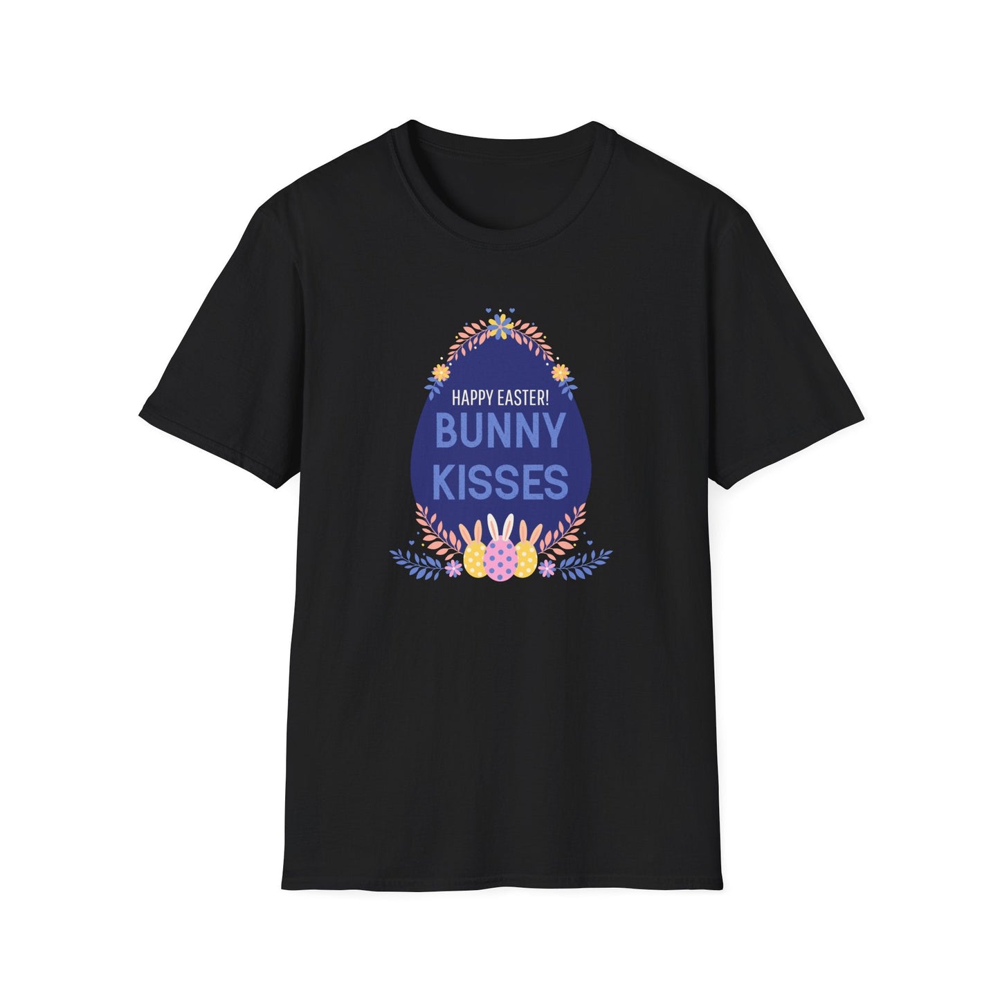 Easter Bunny Kisses T Shirt Unisex Gildan Softstyle Tee With Easter Signature Prints Design