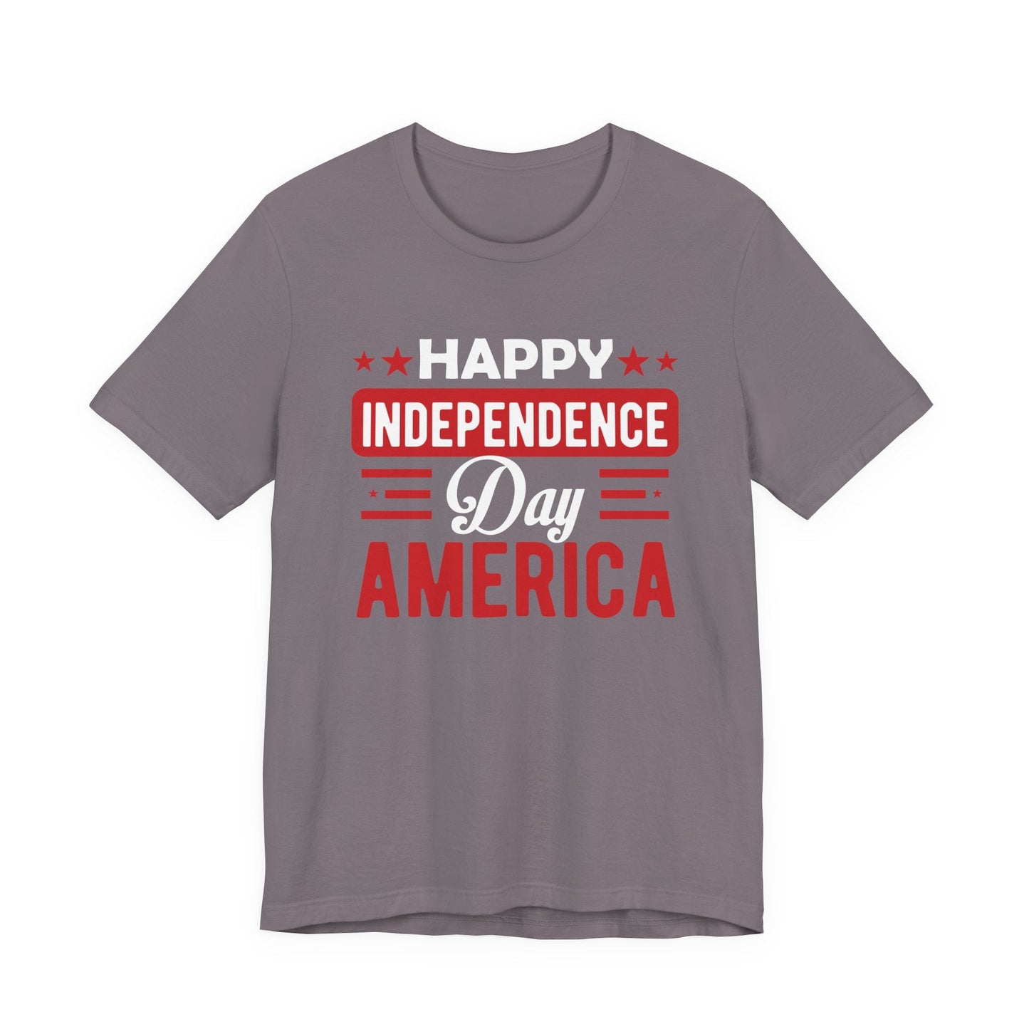 Happy Independence Day America Graphic Unisex Cotton T-Shirt 015