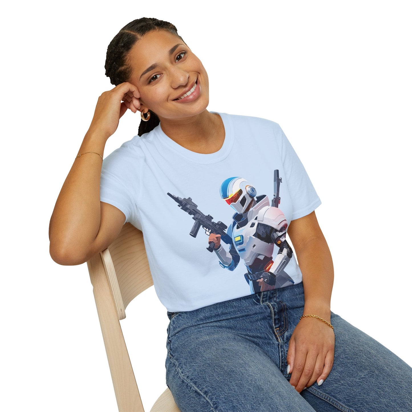 Robocop T Shirt Unisex Gildan Softstyle 64000 100 Percent Ring Spun Cotton Tee Premium