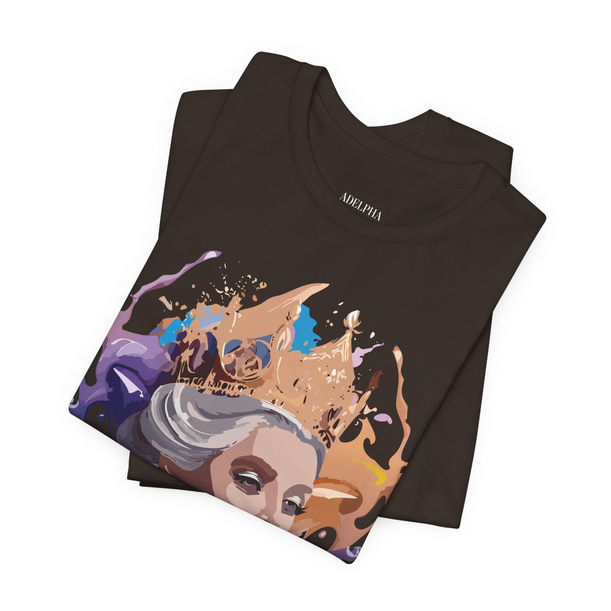 Queen Graphic Unisex Cotton Bella+Canvas Tee with Art Design m174