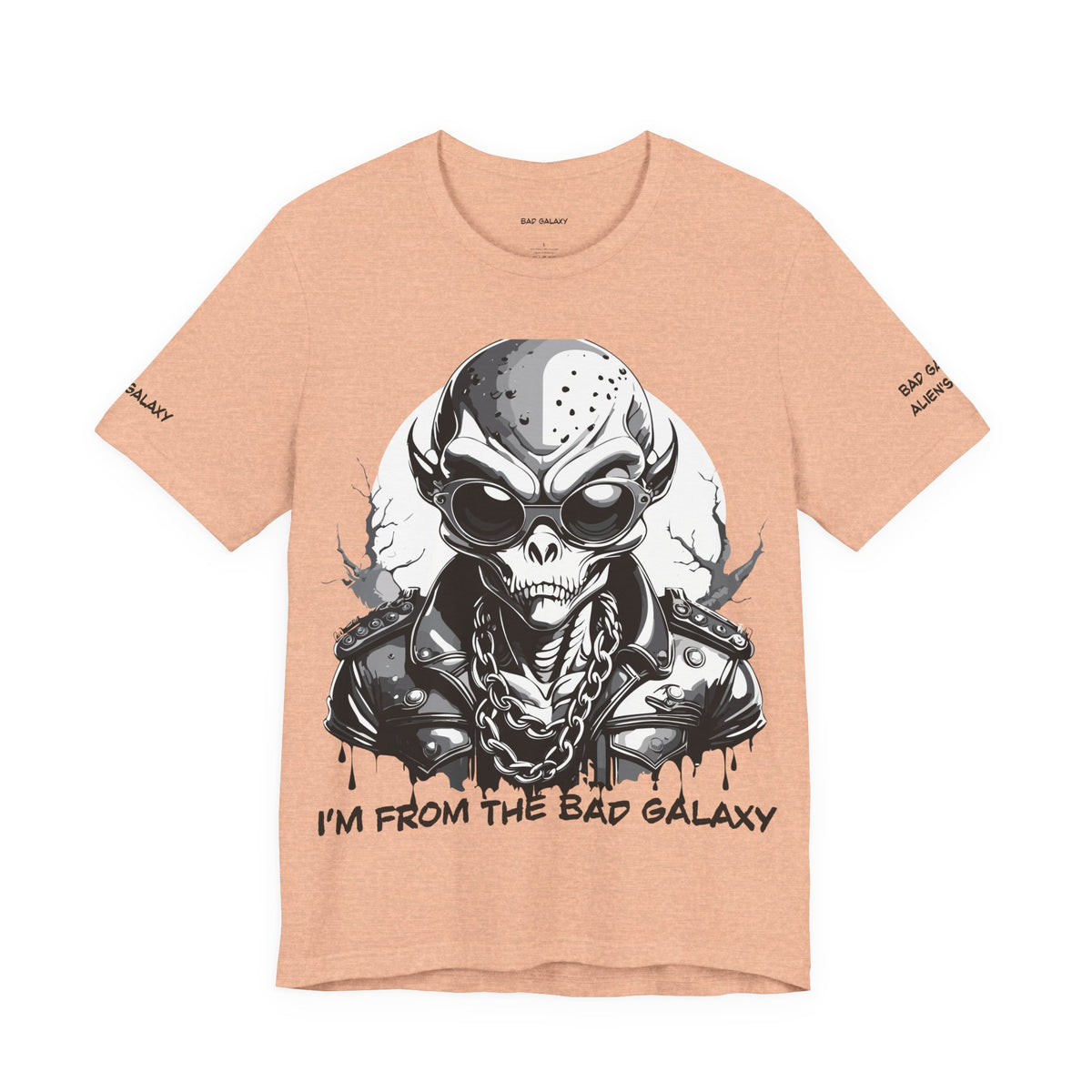 Alien Graphic Unisex Cotton Bella+Canvas Tee with Art Design b63