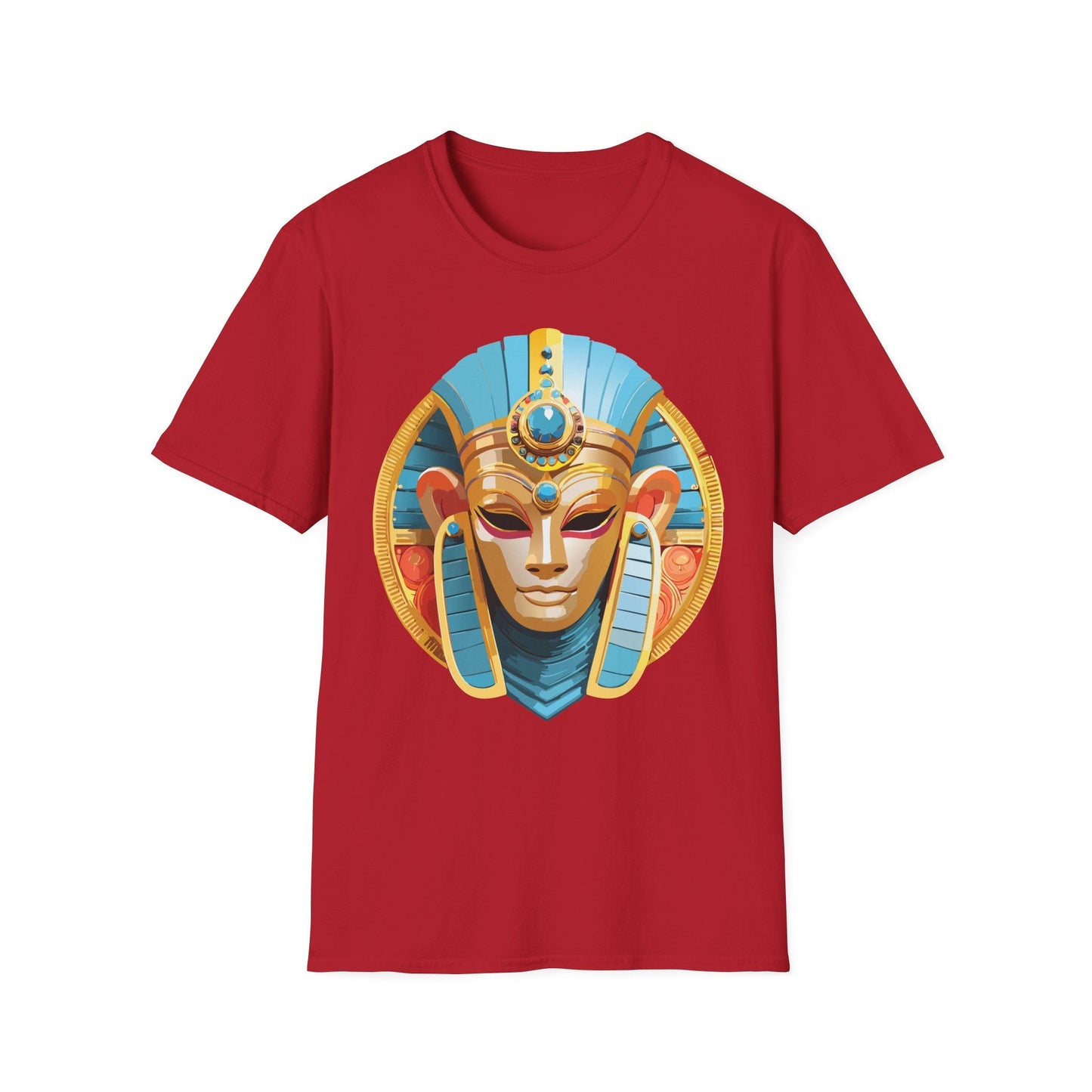 Mask Tee Shirt Unisex Softstyle Short Sleeve Art Design T Shirt 100 Percent Ring Spun Cotton