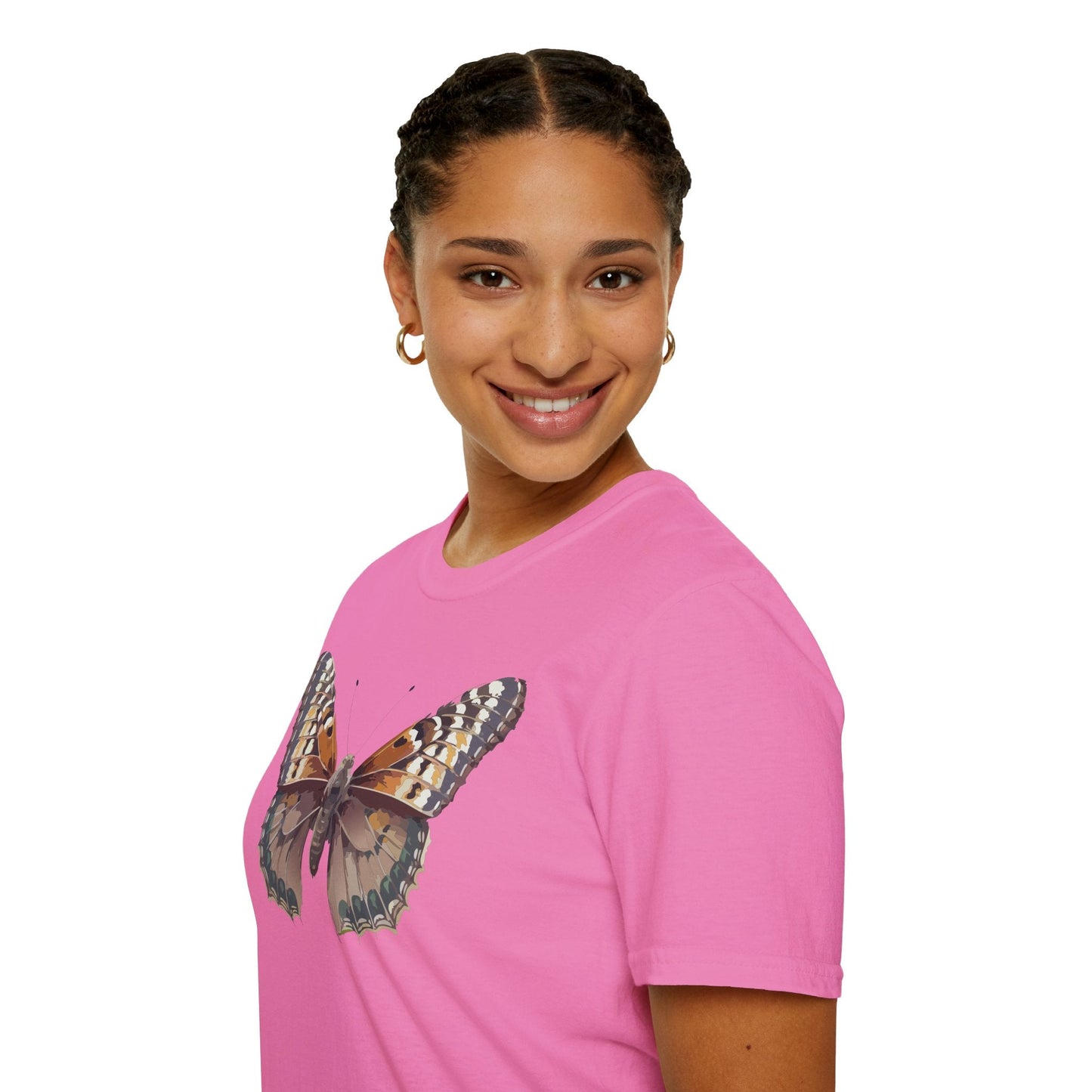Monarch Butterfly Shirt Unisex T Shirt Design Gildan Softstyle 64000 100 Percent Ring Spun Cotton