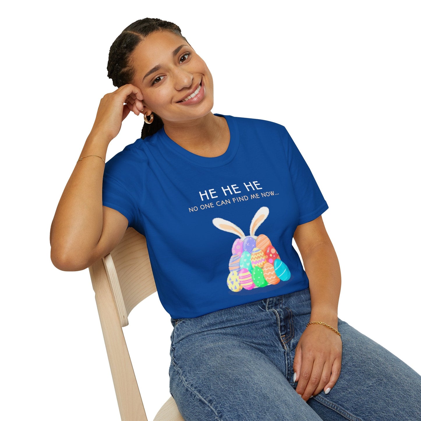 Easter Egg T Shirt Unisex Softstyle 100 Percent Ring Spun Cotton Easter Design Tee
