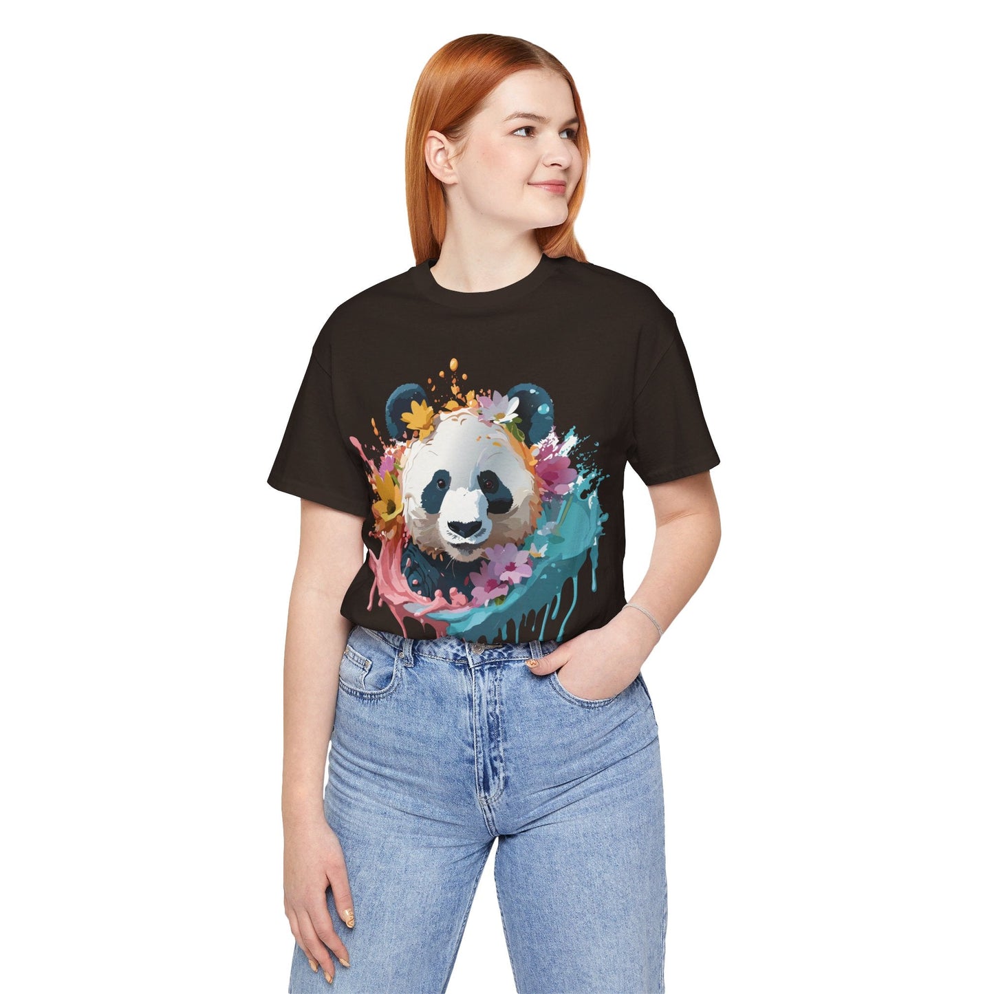 Adelpha Panda Graphic Tee Unisex Short Sleeve Vintage Inspired Artwork Shirt Premium Quality