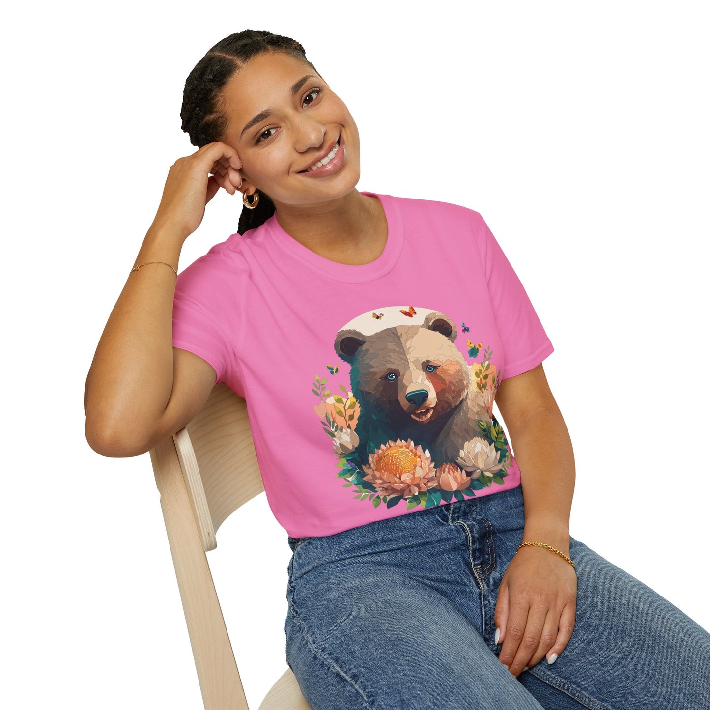 Bear T-Shirt, Teddy Bear T Shirt, Shirt with Bear, Shirt with Animal - 2
