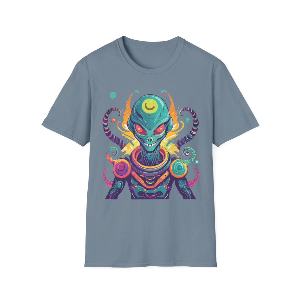 Alien Cosmos Graphic Tee Gildan Unisex 100 Cotton Tee Shirt a6
