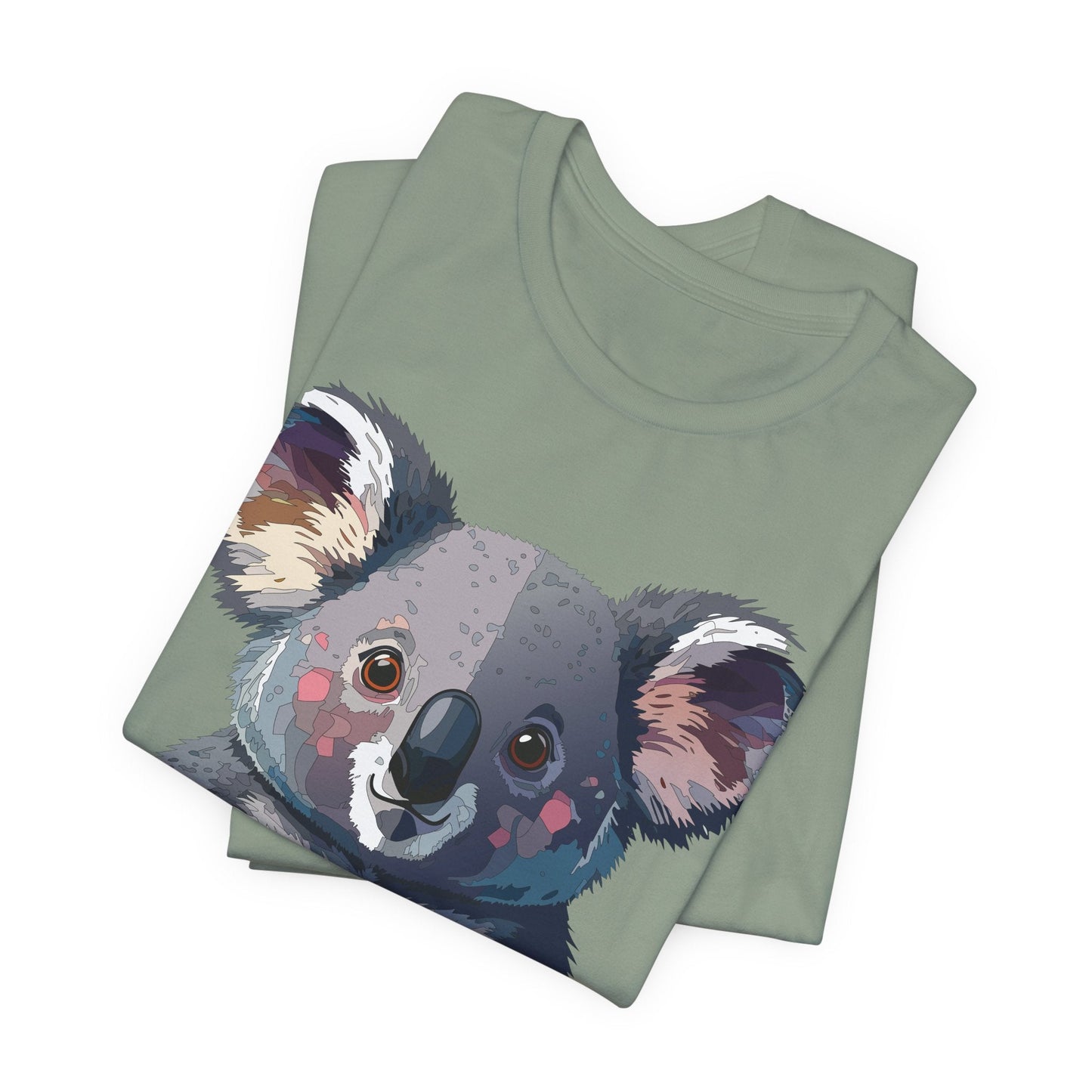 Unisex Animal Shirt With Animal Art Design Tee Wild Animals Short Sleeve Jersey Cotton