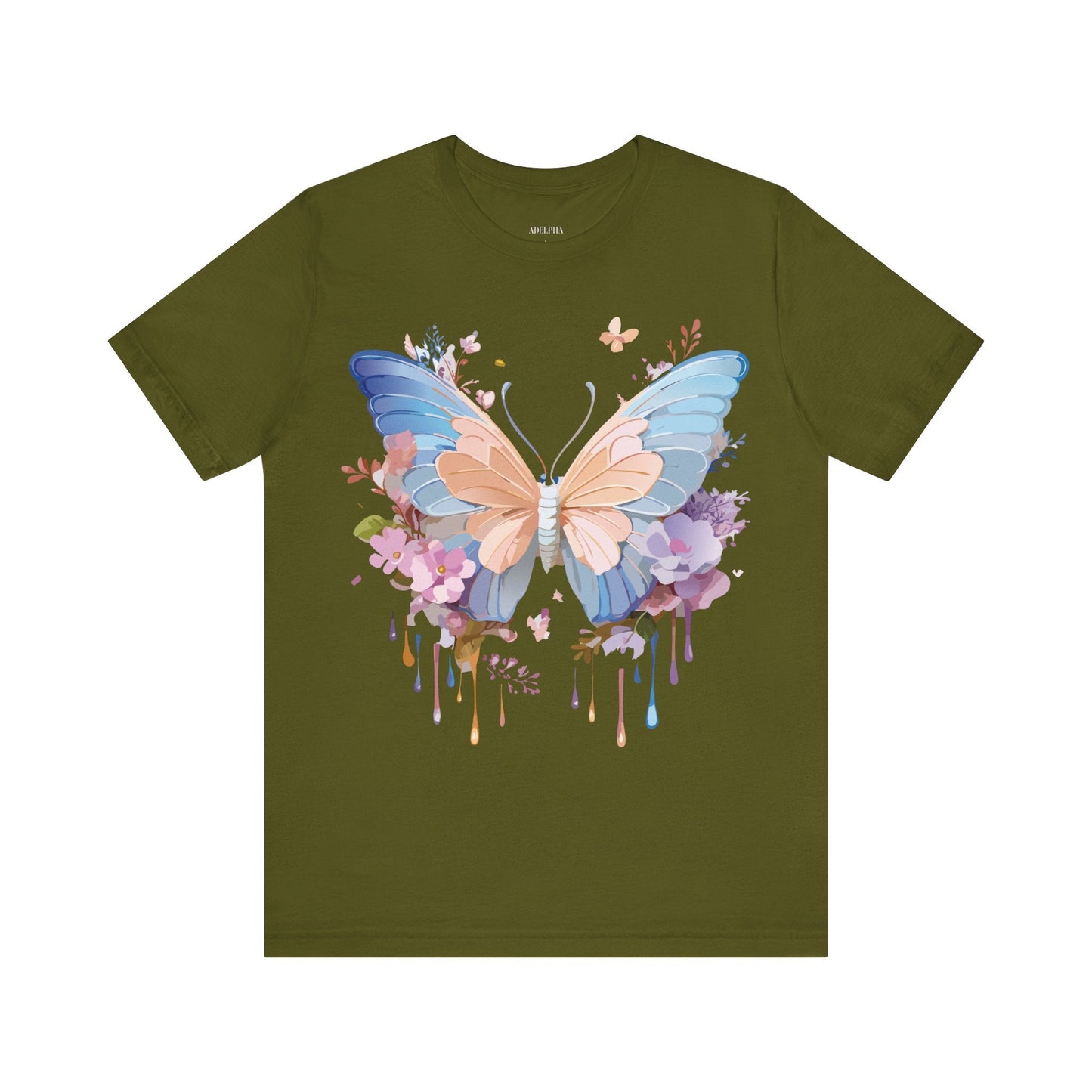 Butterfly Graphic Tee By Adelpha Unisex Short Sleeve Shirt Art Design