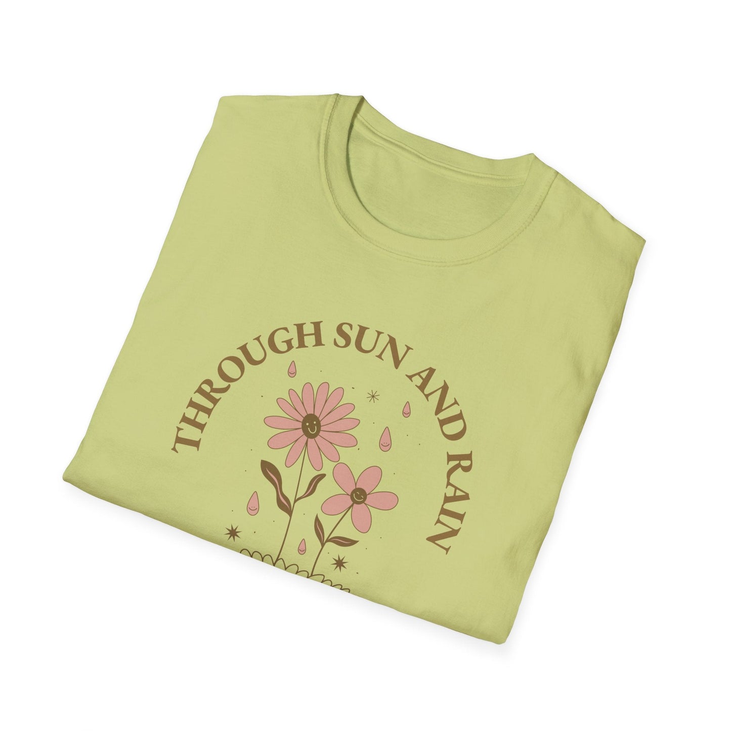 Positive Slogan T Shirt For Everyday Motivation Unisex Tee With Positive Words And Good Quotes Gildan Softstyle 64000