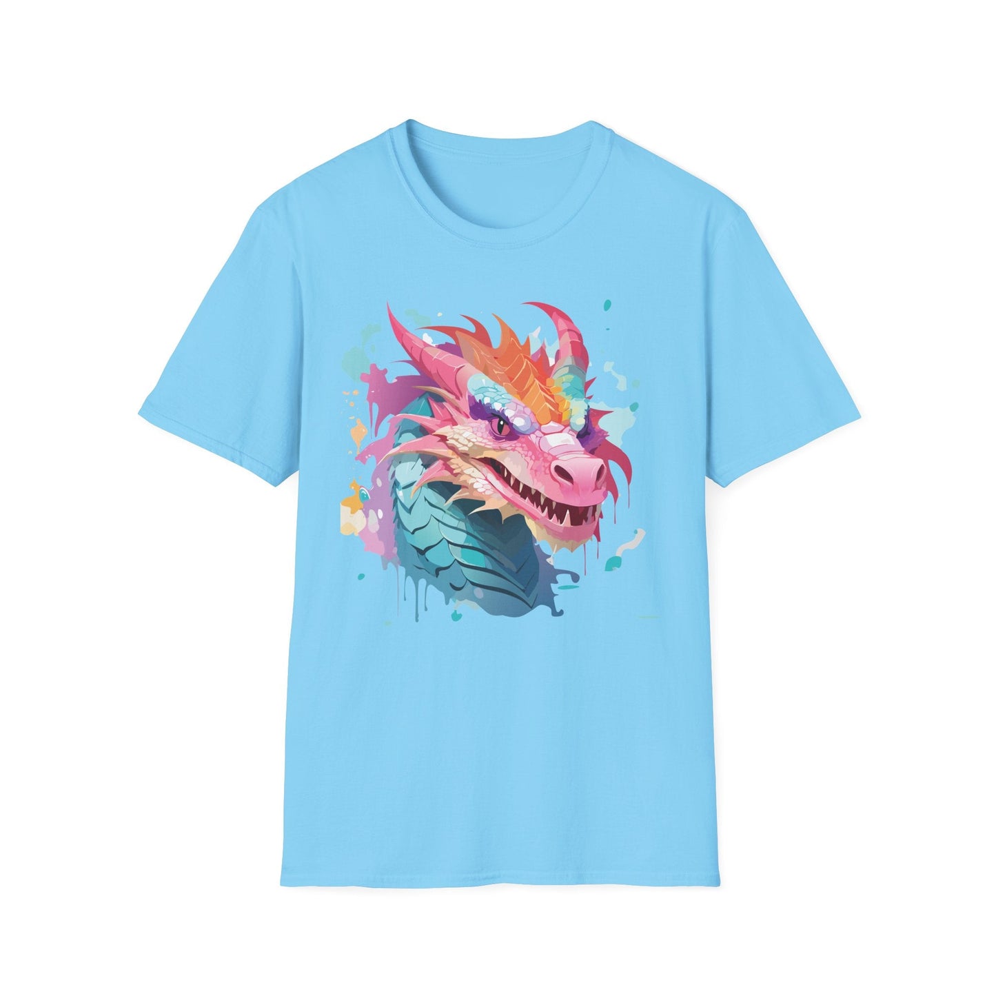 Dragon T Shirt Unisex Dragon Graphic Tee Softstyle 64000 Lightweight Comfort Durable Breathable