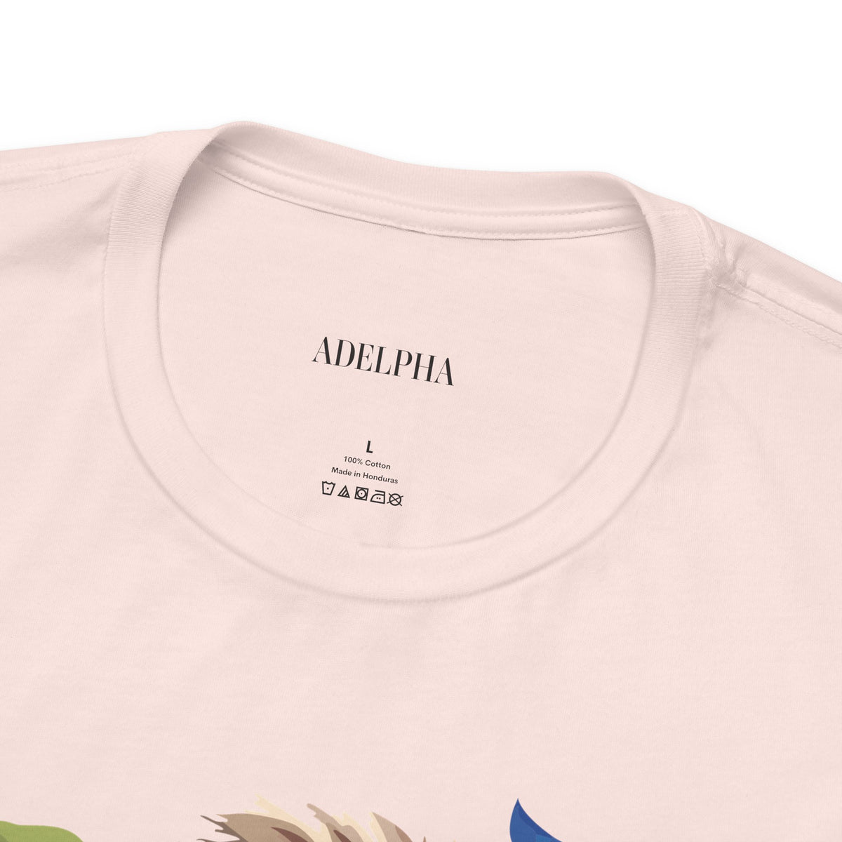 Lion Graphic Unisex Cotton Bella+Canvas Tee with Art Animal Design e319