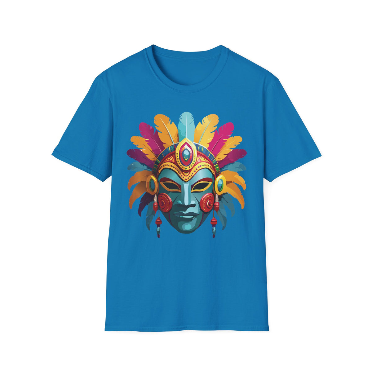 Mask Masquerade Carnival Graphic Tee Gildan Unisex 100 Cotton Tee Shirt h32