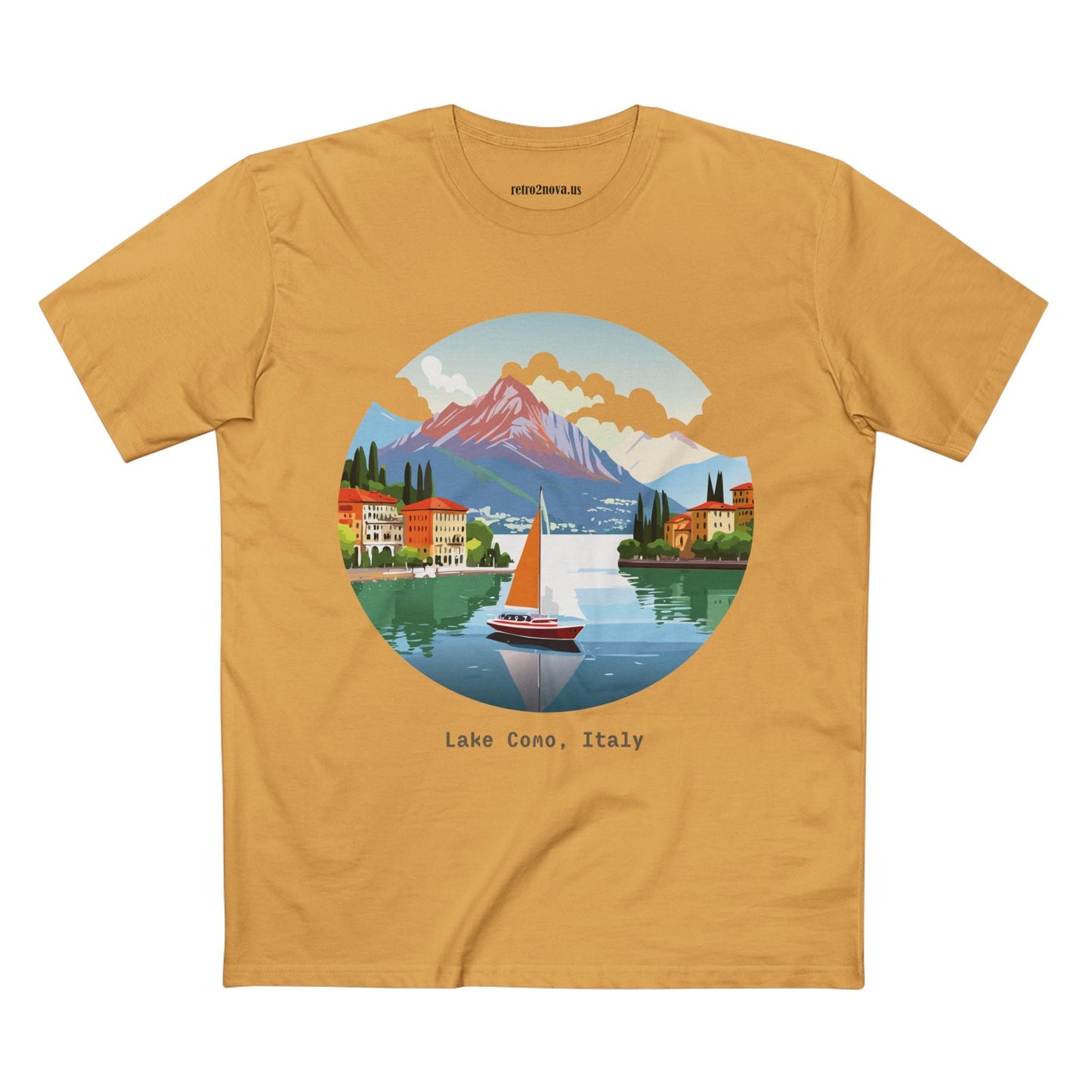 Italy Travel Shirt Unisex Premium Cotton Tee With Original Art Design From Retro2Nova TT23
