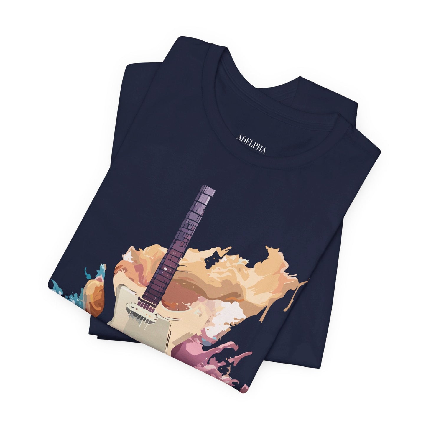 Adelpha Music Graphic T Shirt Unisex Jersey Short Sleeve Vintage Inspired Artwork Tee