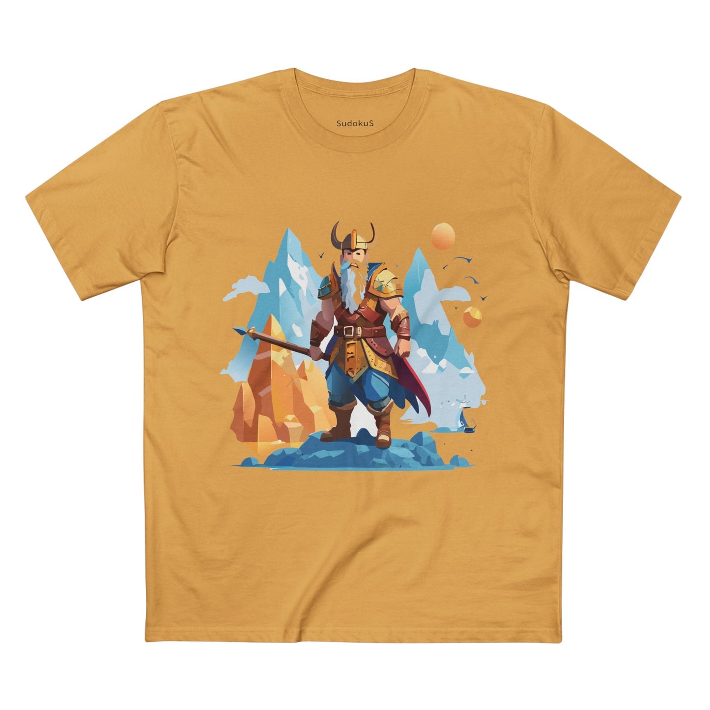 Viking Graphic Unisex 100 Cotton Staple Tee 5