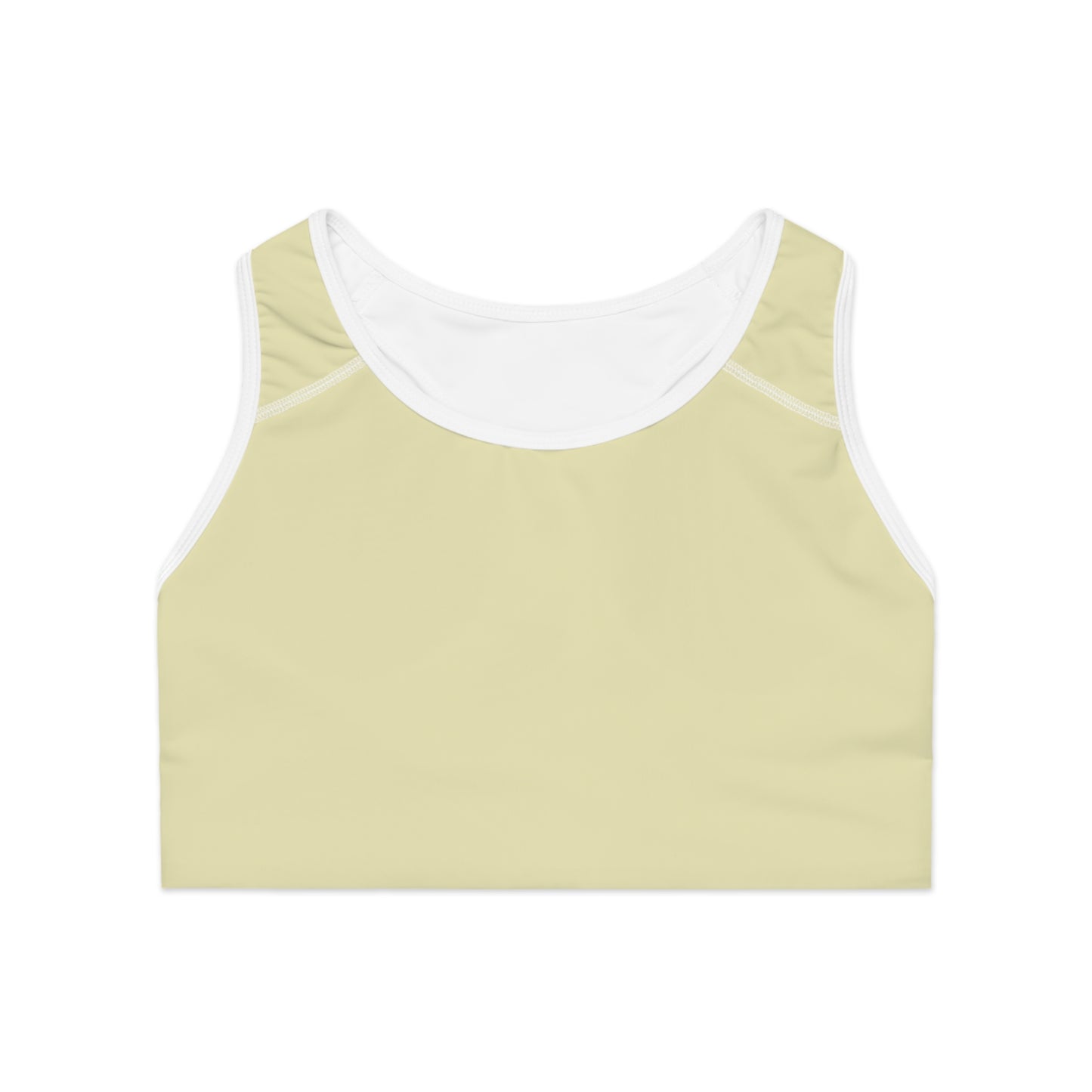 Yellow Color Sports Bra, Yellow Sports Bra 5