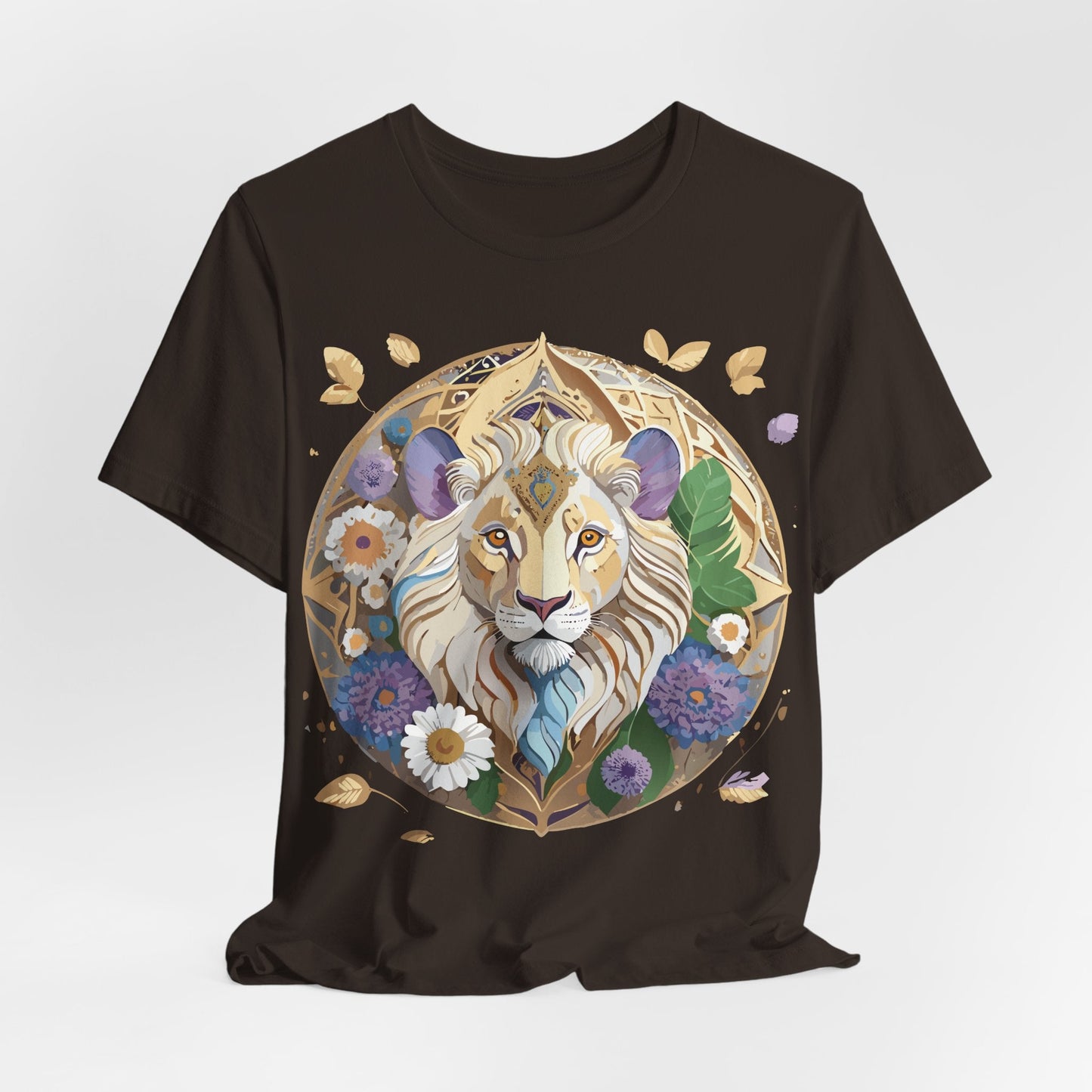 Medallion Graphic Unisex 100 Cotton Vintage Animal Medal Artwork Tee 61