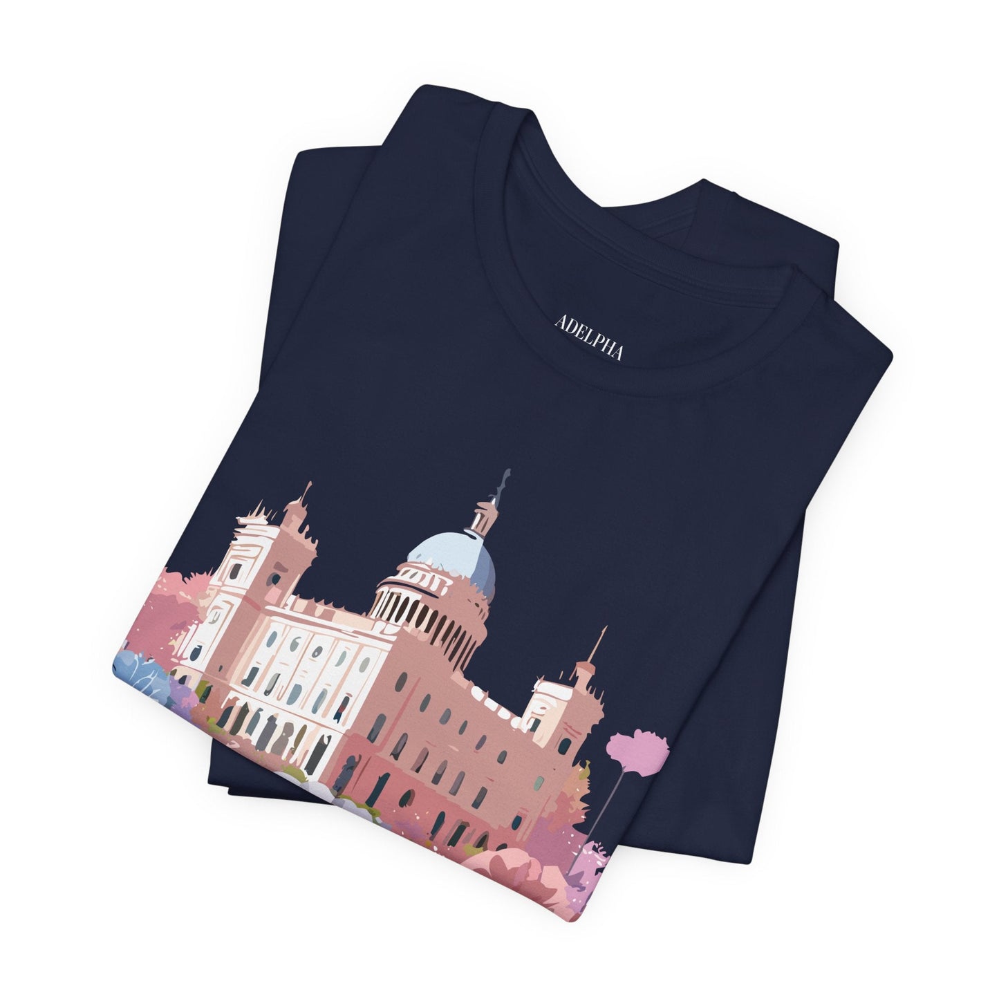 Madrid Tourist Shirt Graphic Tee Unisex Vintage Inspired Artwork By Adelpha Premium Streetwear