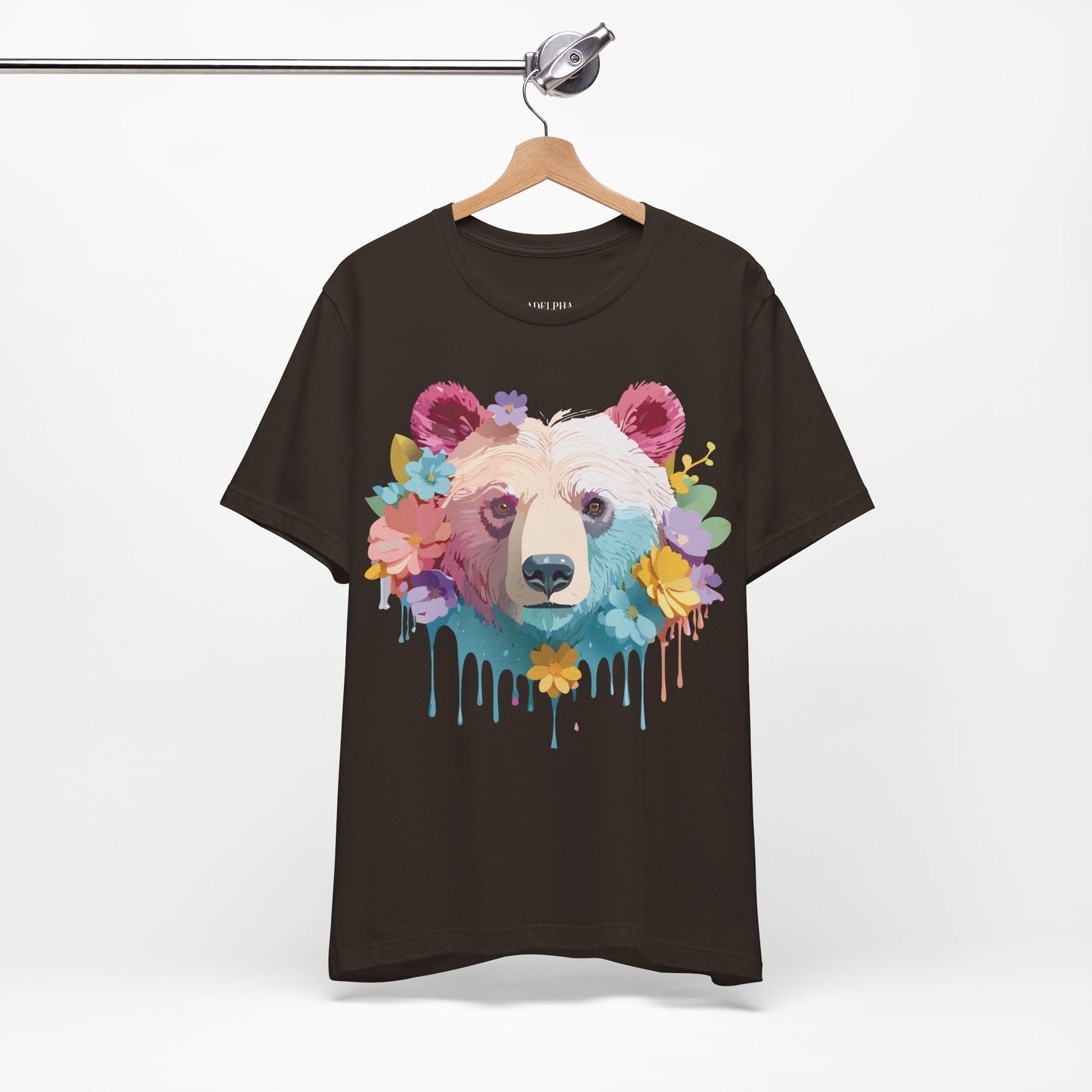 Bear Graphic T Shirt Unisex Adelpha Vintage Inspired Artwork Tee