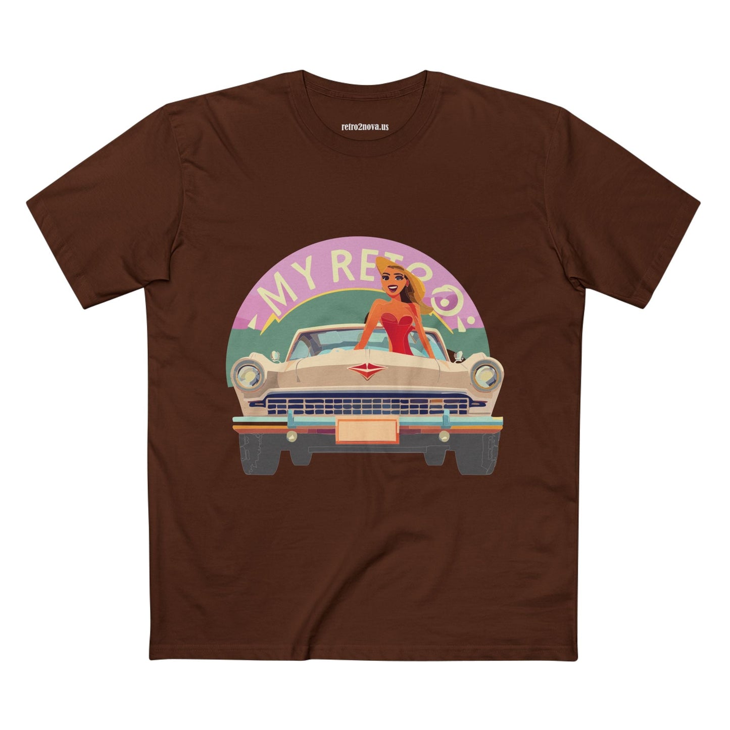 RC27 Retro Car Shirt Unisex Premium Cotton Tee With Original Art Design Retro2Nova Art Collection