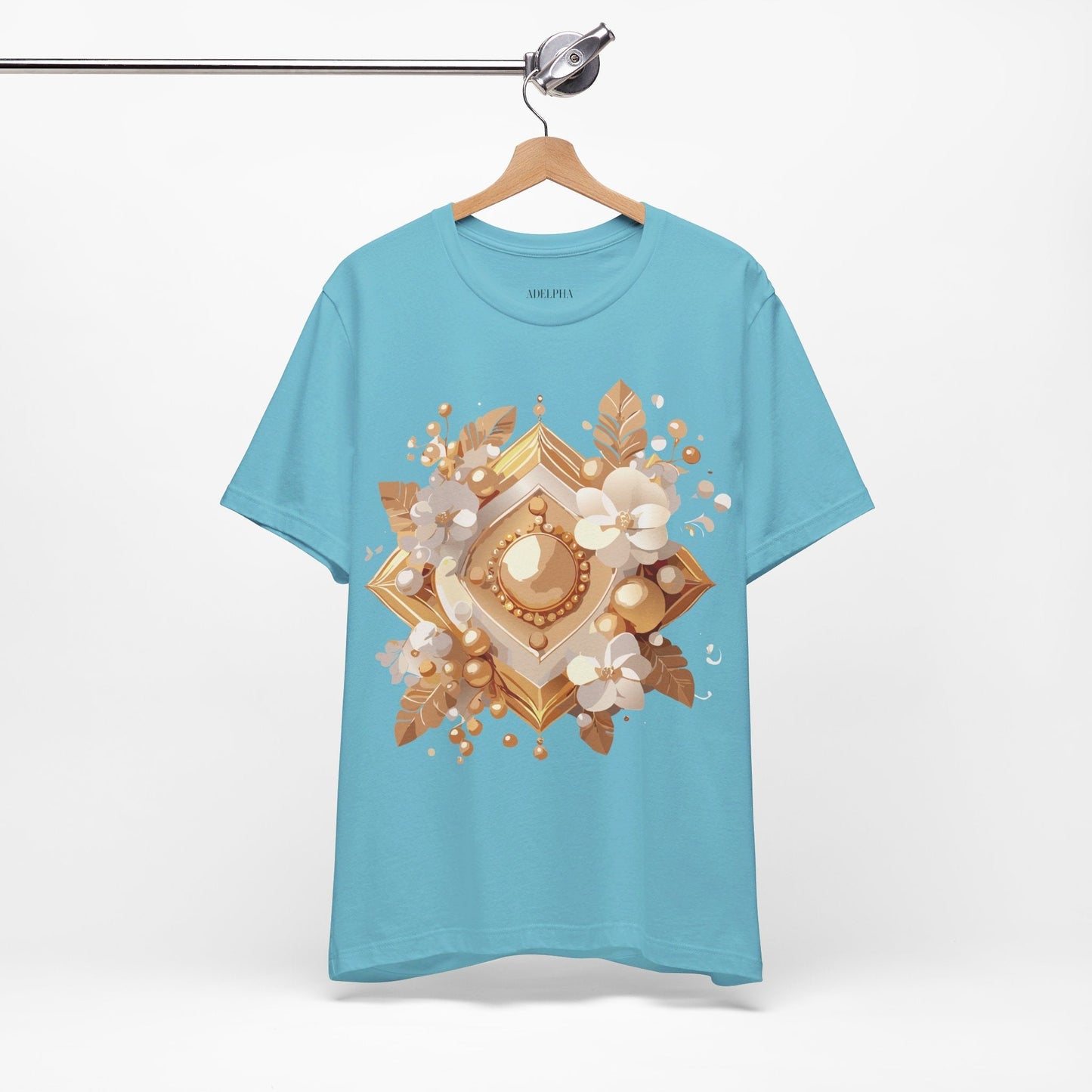 Jewelry Graphic Unisex 100 Cotton Vintage Treasure Art T-Shirt 28