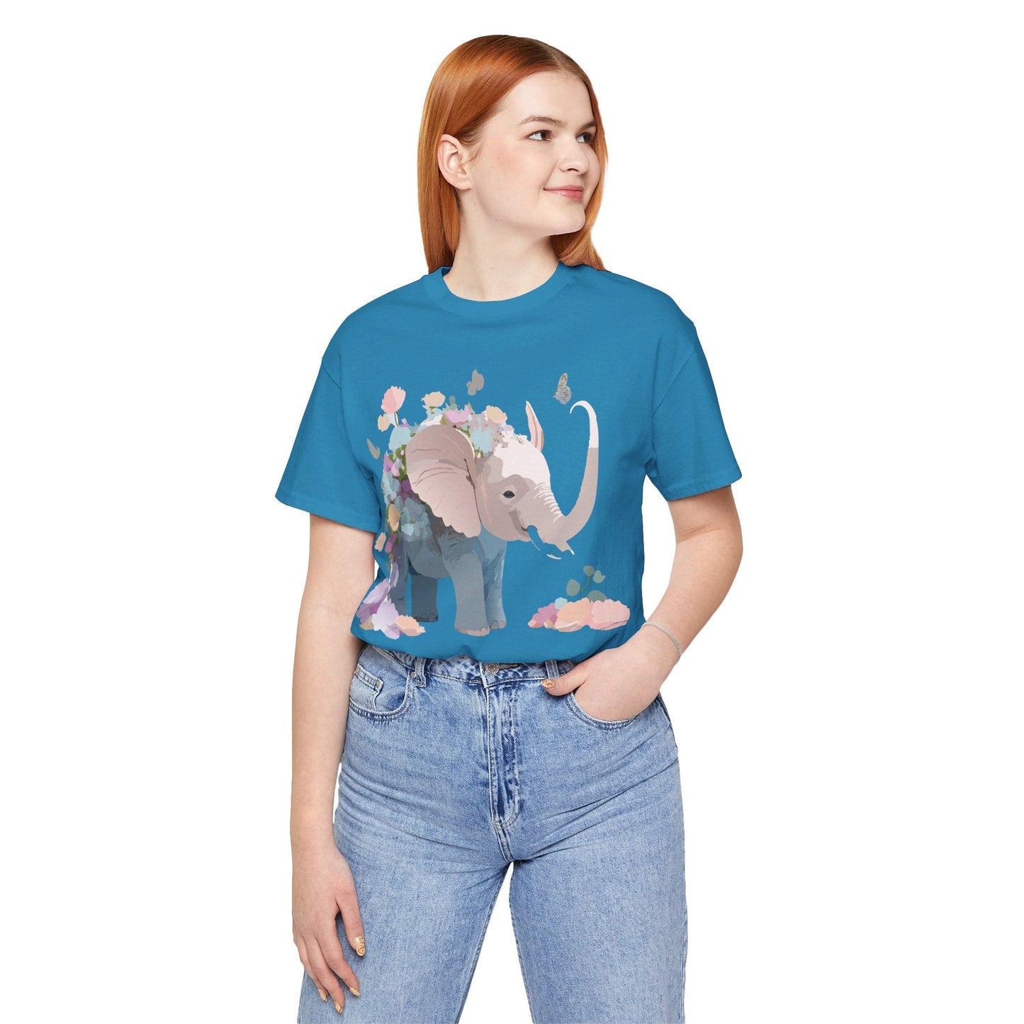Elephant Graphic Tee Unisex Vintage Inspired Artwork Premium Adelpha Jersey Short Sleeve