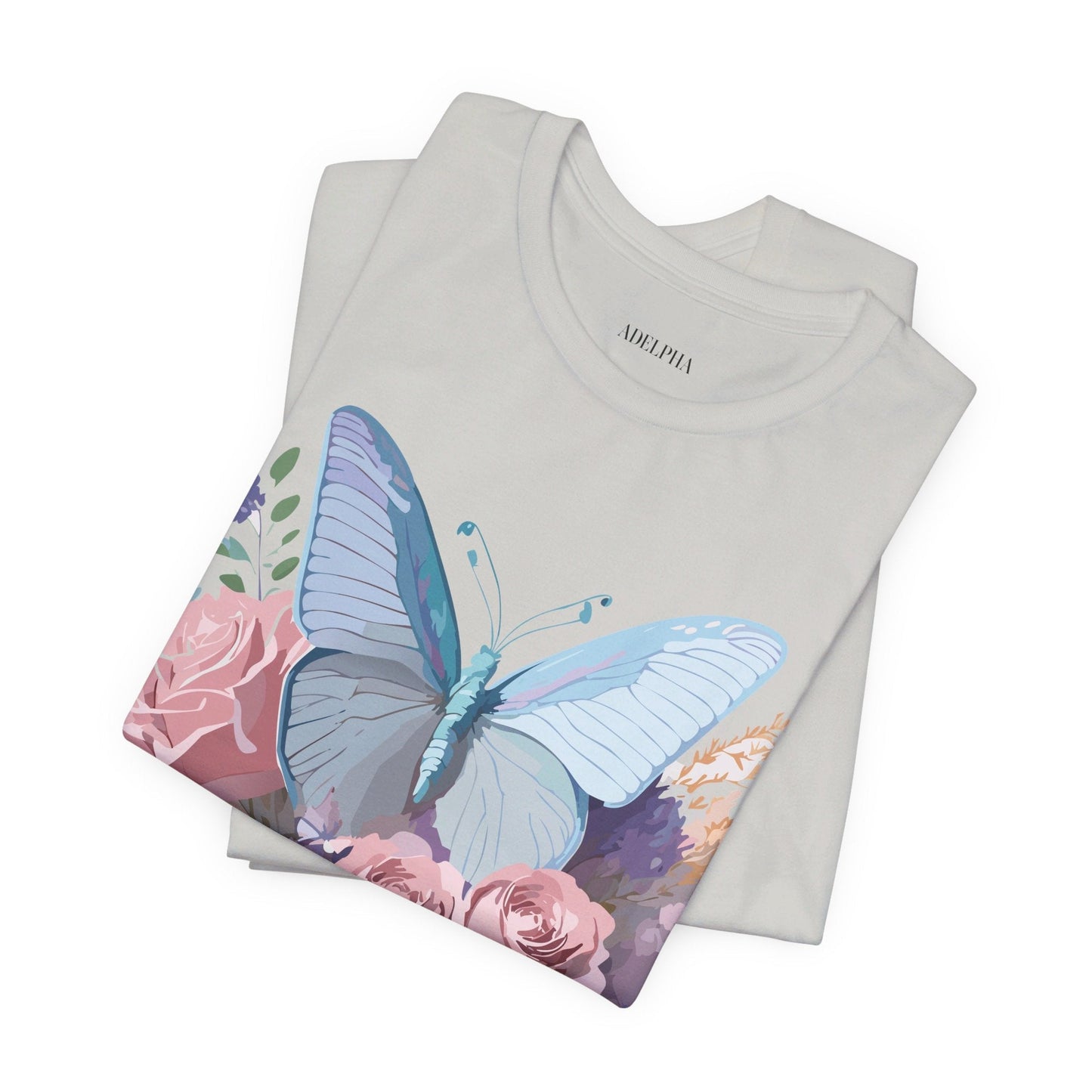 Butterfly Graphic Tee Unisex Jersey Shirt Adelpha Vintage Art Design