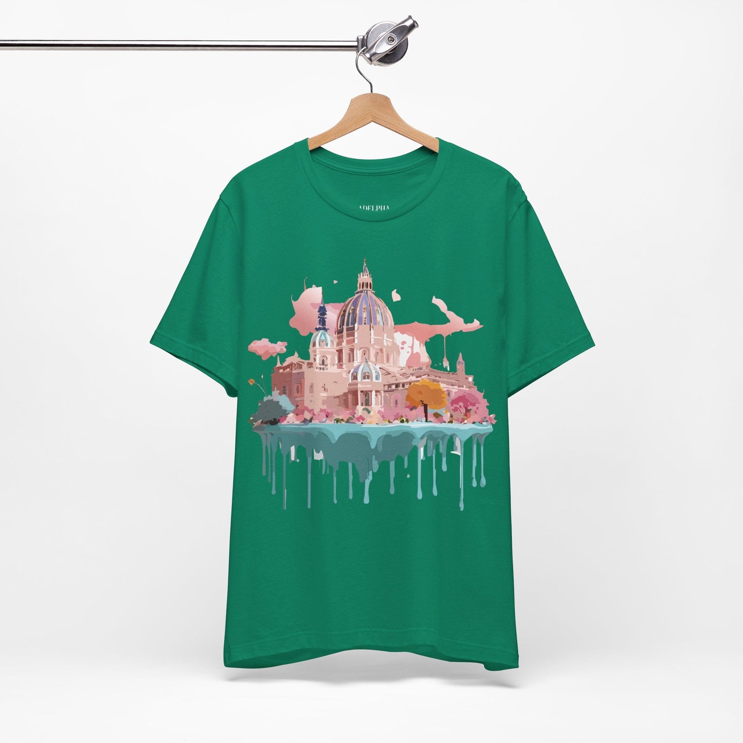 Vienna Tourist Graphic Tee Unisex Jersey Short Sleeve Vintage Inspired Artwork by Adelpha