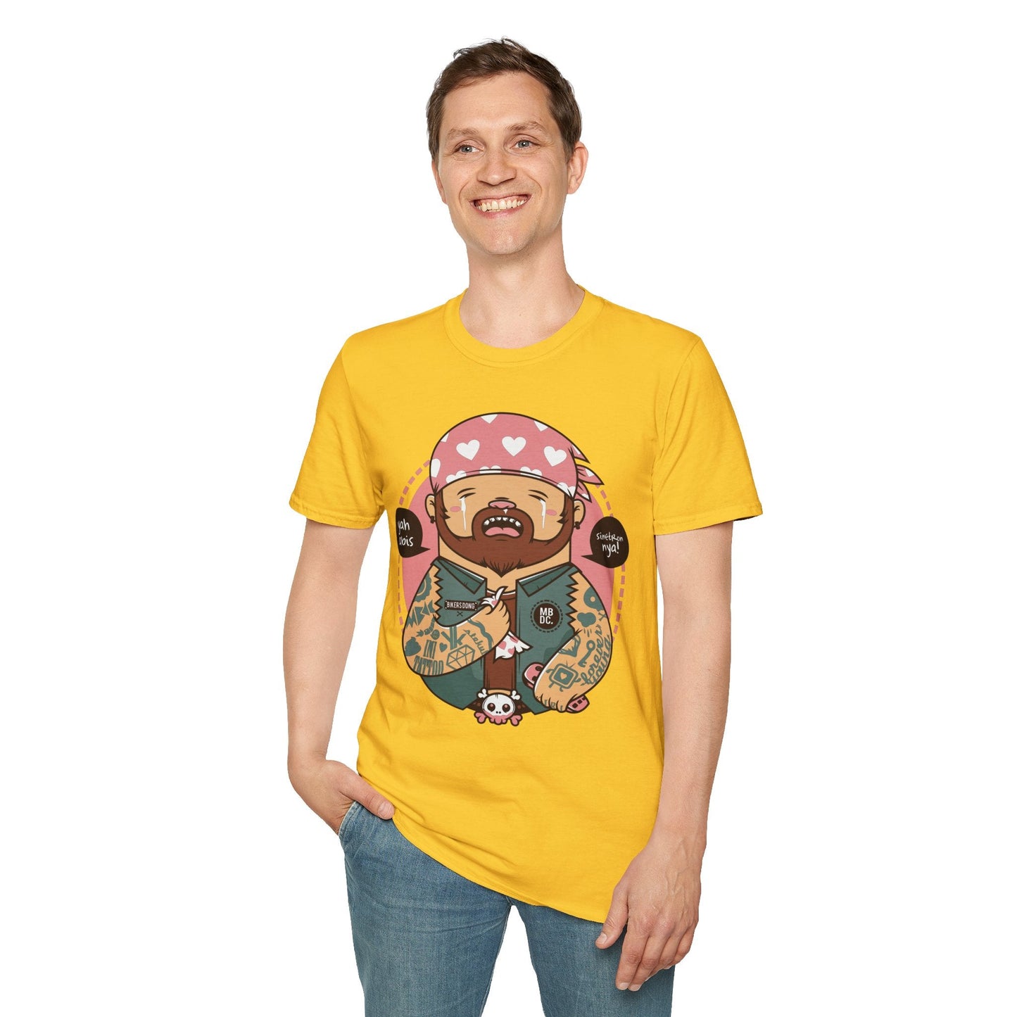 Cartoon Animation T Shirt Unisex Softstyle 100 Percent Ring Spun Cotton Comfort Tee