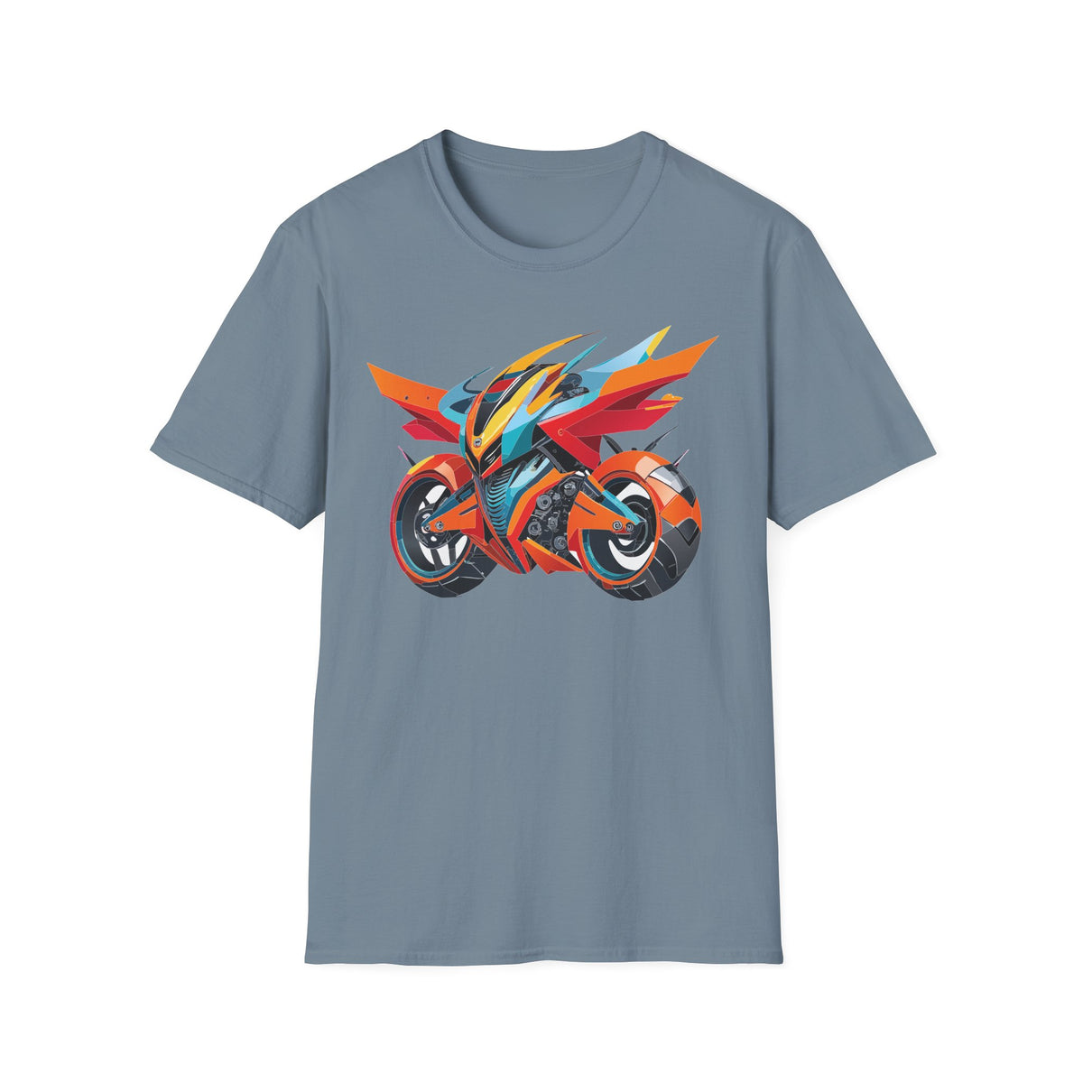 Moto Bike Motorcycle Graphic Tee Gildan Unisex 100 Cotton Tee Shirt m5