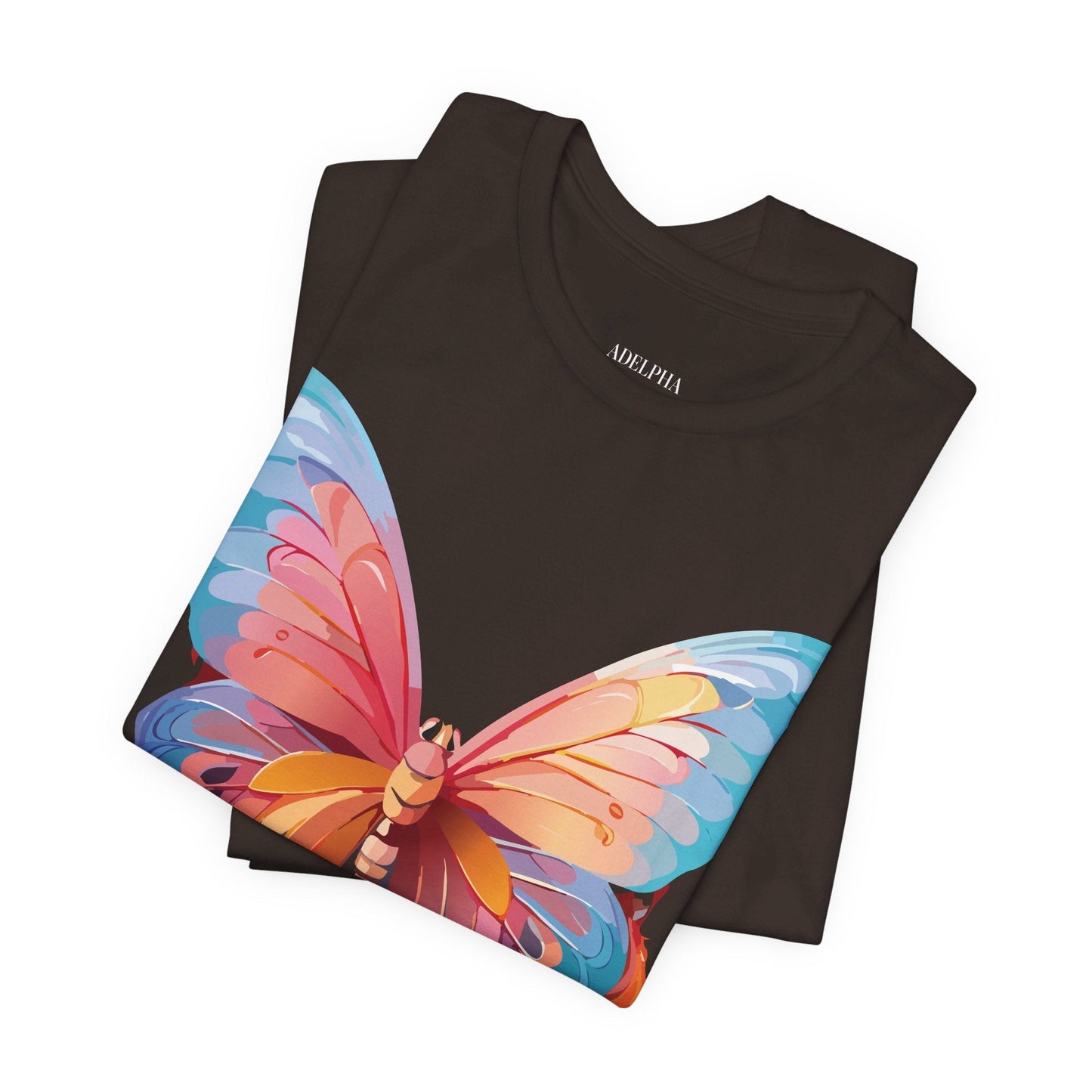 Butterfly Graphic Tee Adelpha Unisex Short Sleeve Design Tee