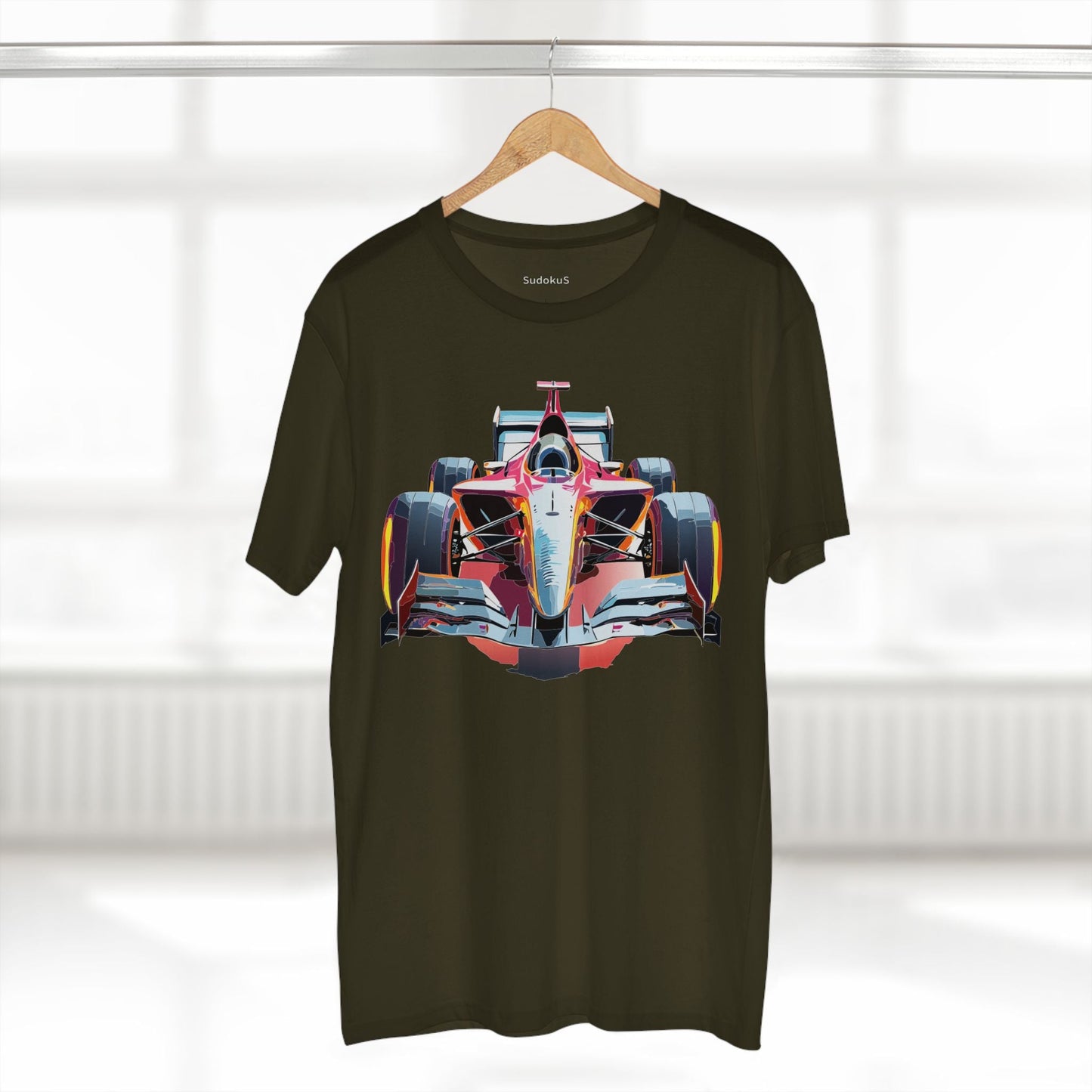 Car Graphic Unisex 100 Cotton Staple Tee 7
