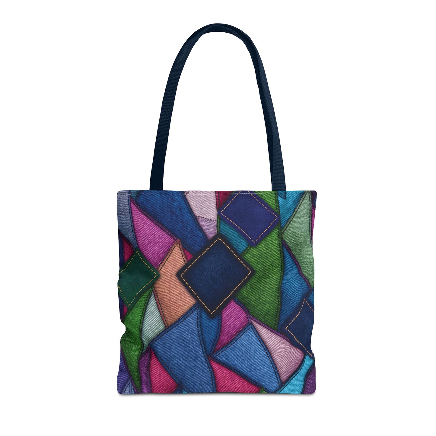 Denim Canvas Bag, Tote Bag Denim Printify