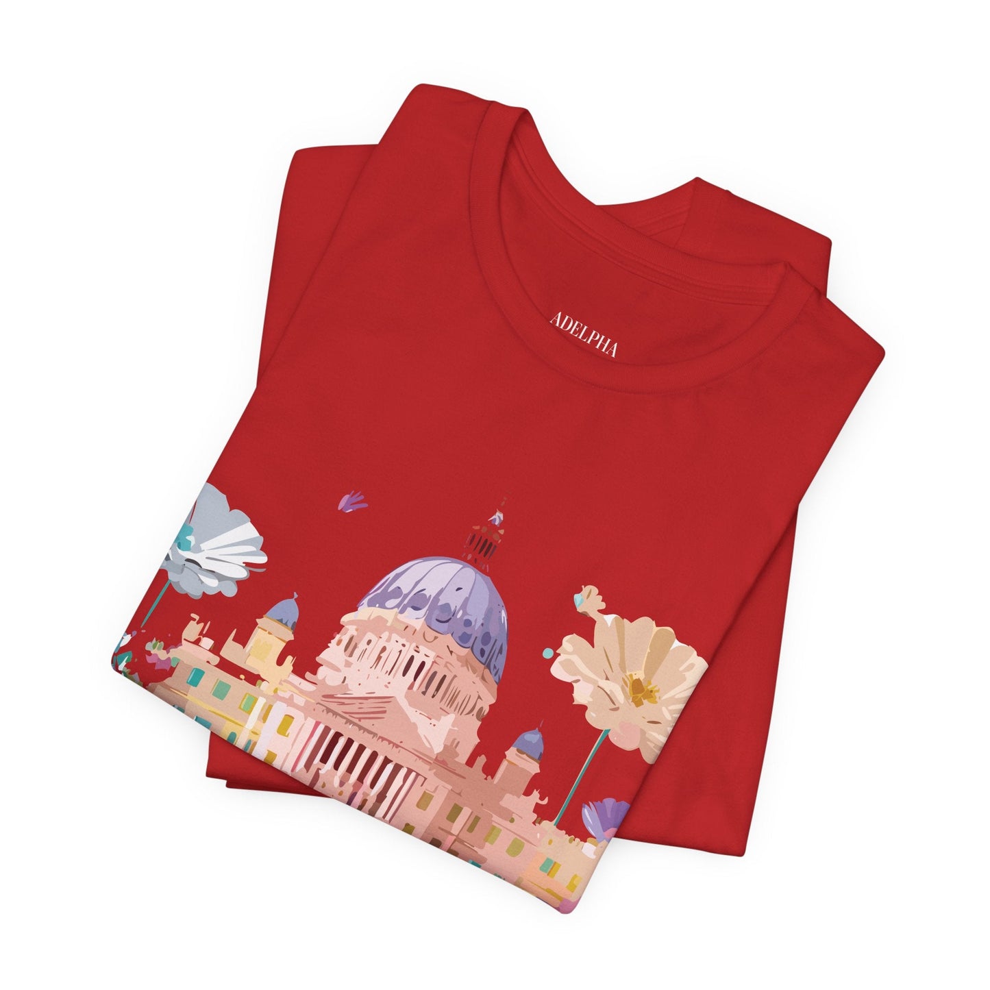 Madrid Tourist Shirt Graphic Tee Unisex Vintage Inspired Art Design Adelpha Brand