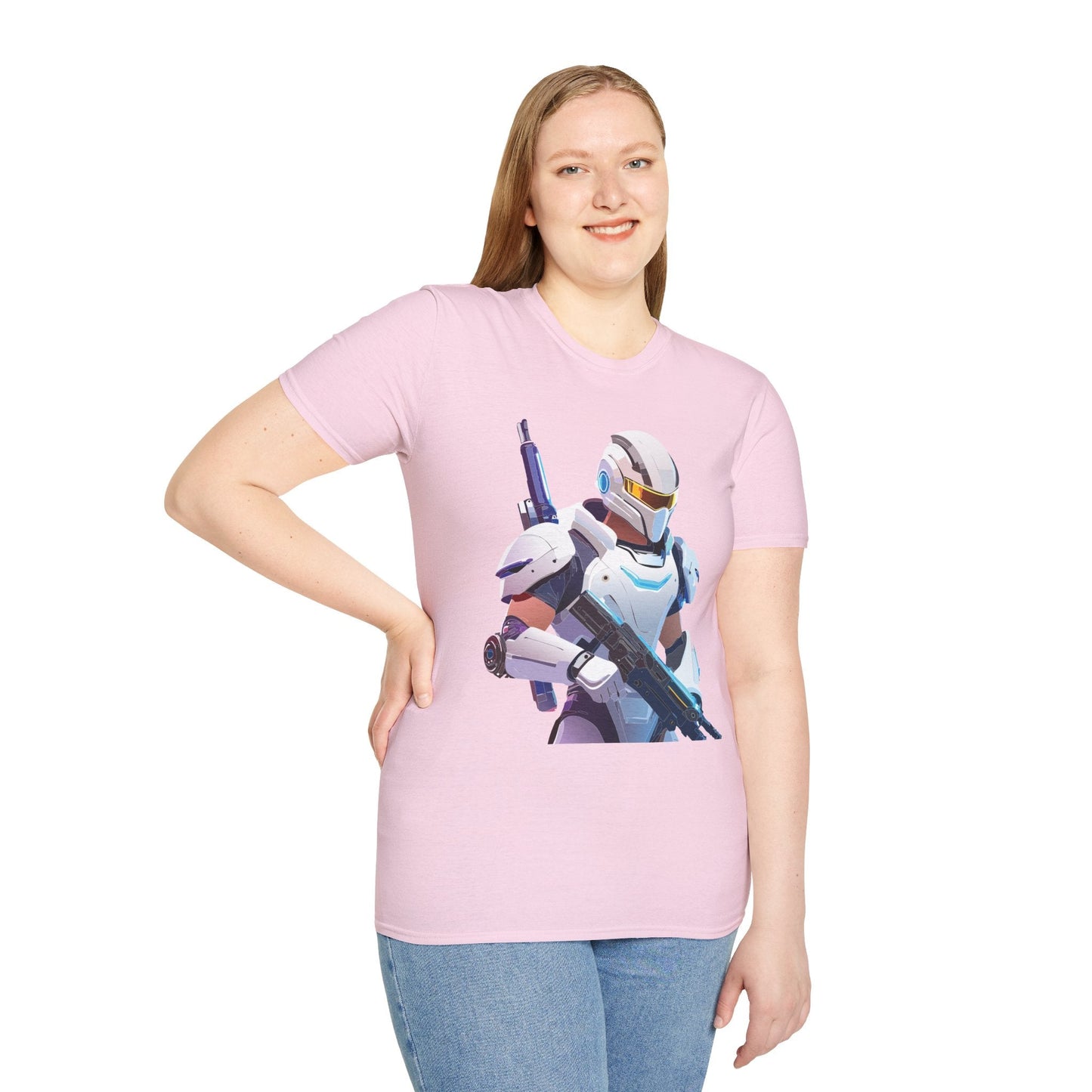 Robocop T Shirt Unisex Softstyle 64000 Gildan 100 Percent Ring Spun Cotton Graphic Tee