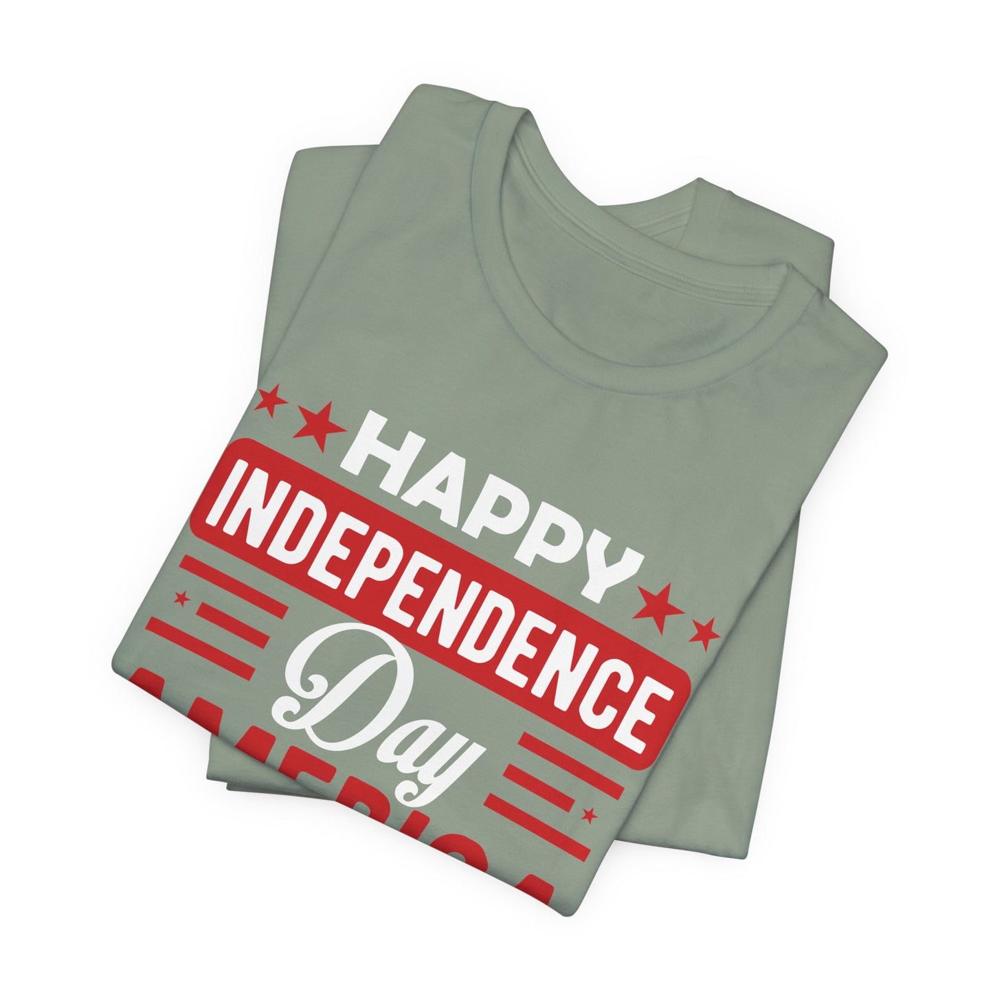 Happy Independence Day America Graphic Unisex Cotton T-Shirt 015