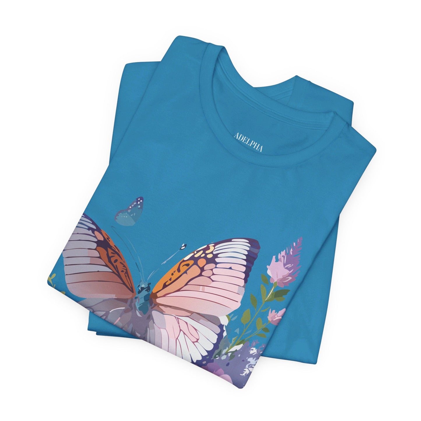 Butterfly Graphic Tee Unisex Adelpha Vintage Inspired Art Design Tee