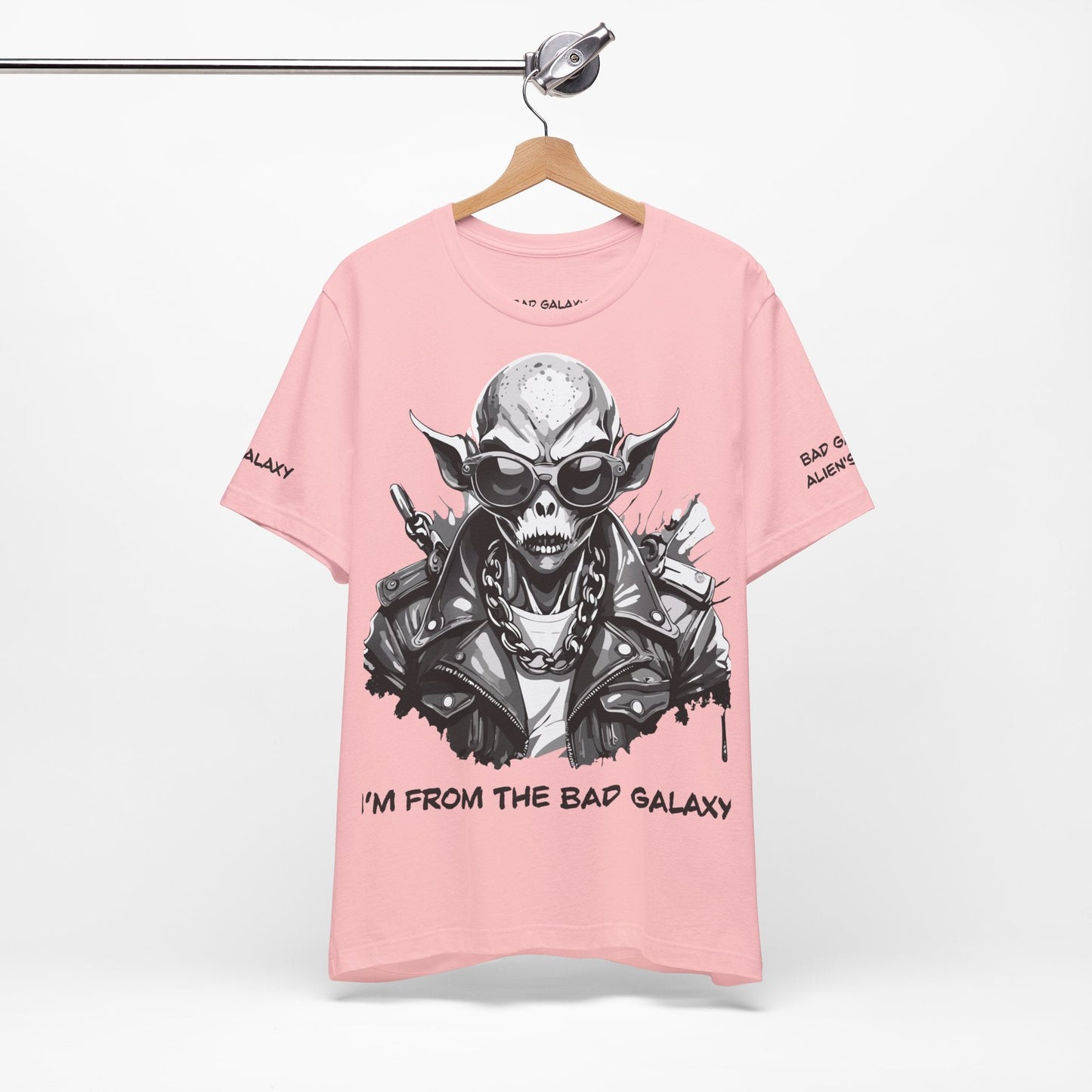 Alien Tee Shirt From Bad Galaxy Made To Order 100 Percent Cotton Eco Friendly Inks Free Shipping