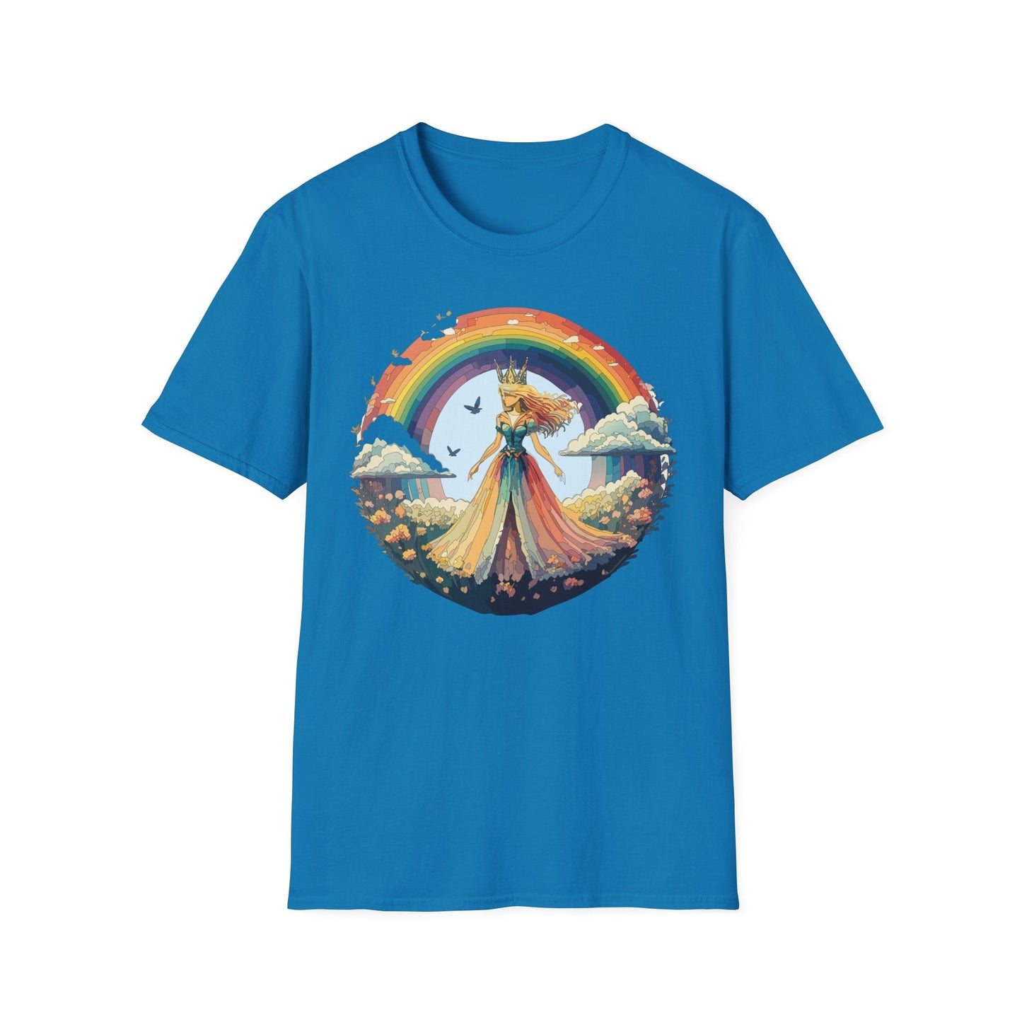 Womens Graphic T Shirt Art Design Tee Softstyle 64000 Unisex Lightweight Cotton Fabric