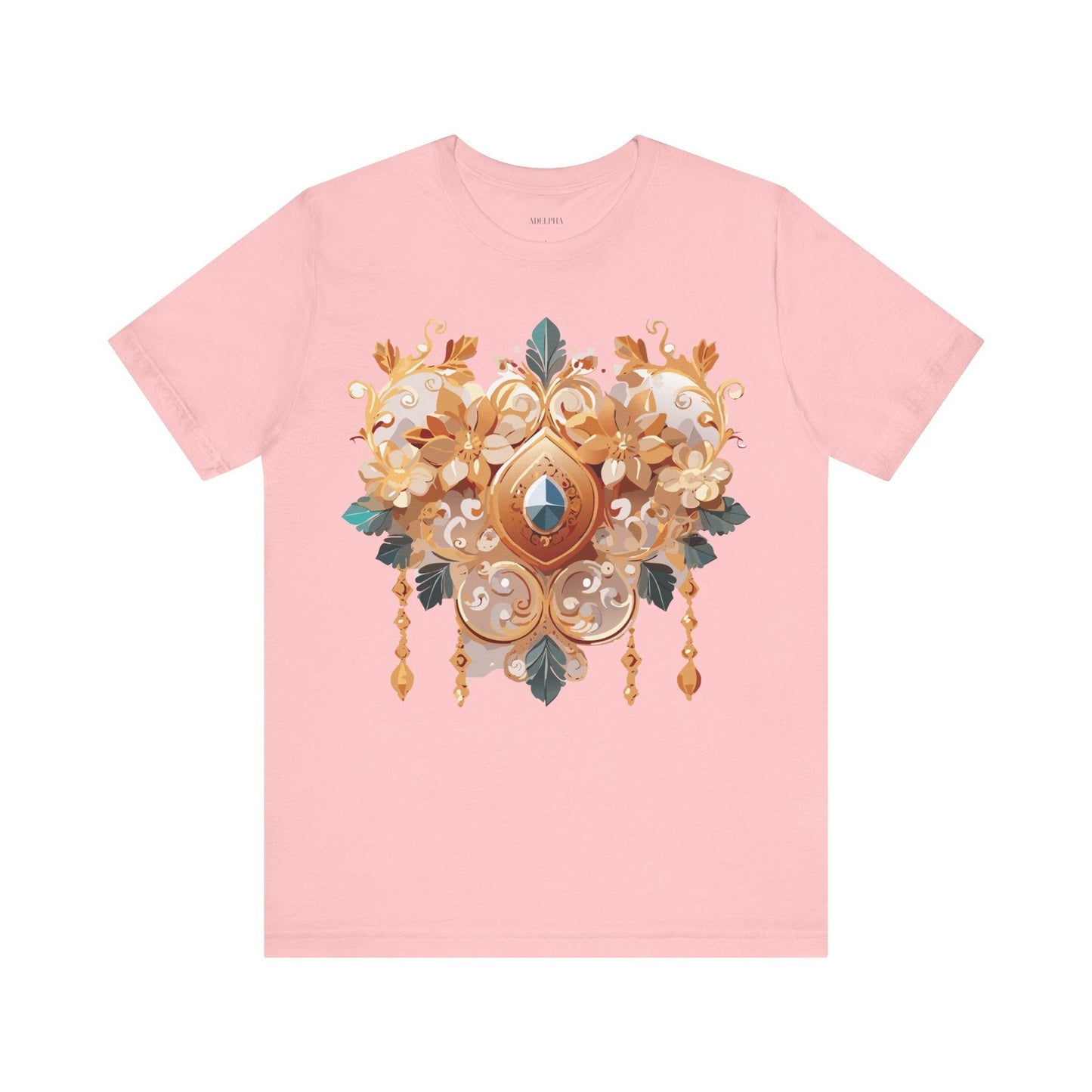Jewelry Graphic Unisex 100 Cotton Vintage Treasure Art T-Shirt 34