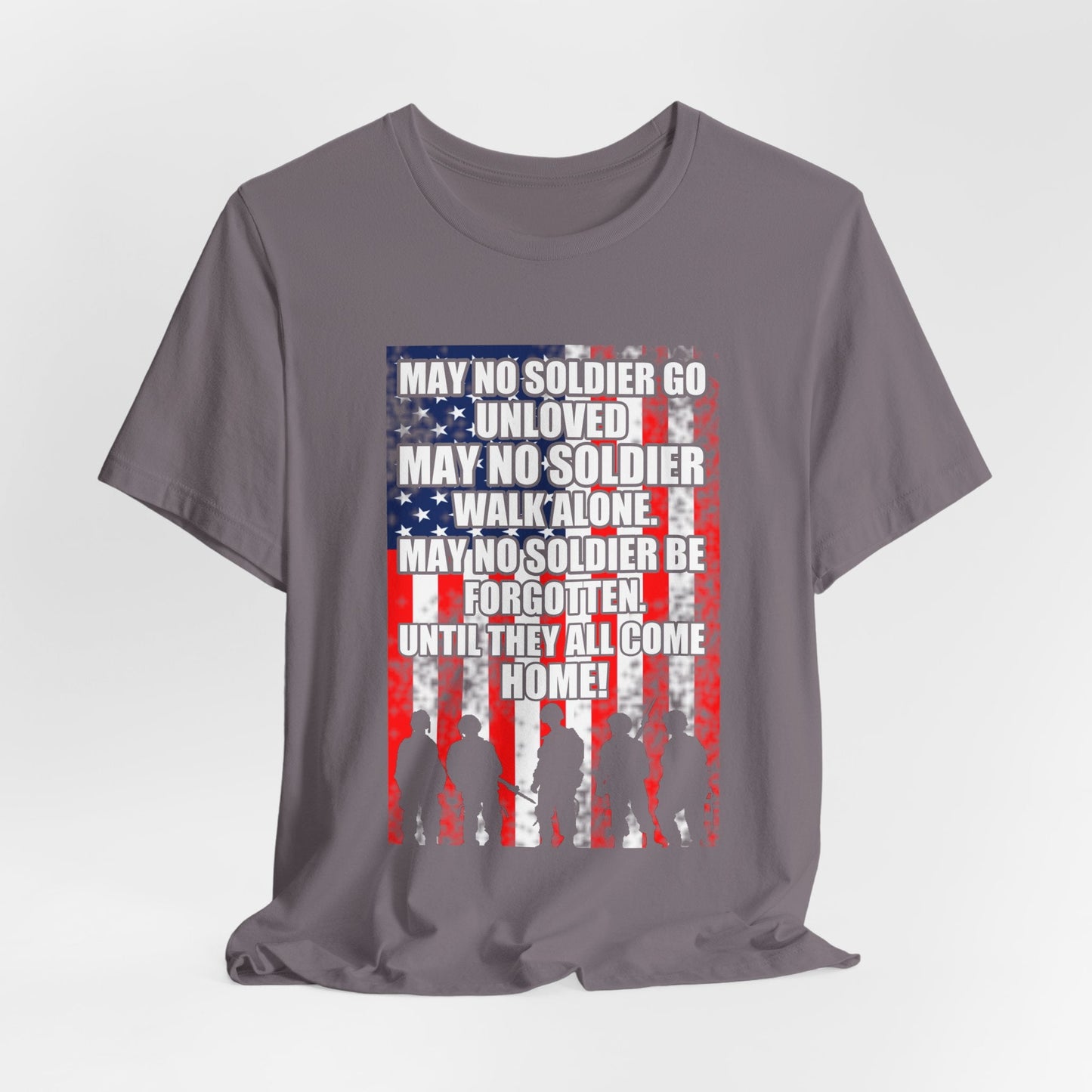 Army Veteran Patriotic Graphic Design Unisex Cotton T-Shirt v49