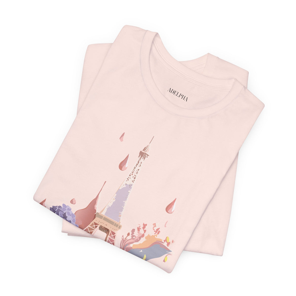Paris Travel Tourist Graphic Design Unisex Bella+Canvas Cotton T-Shirt e321